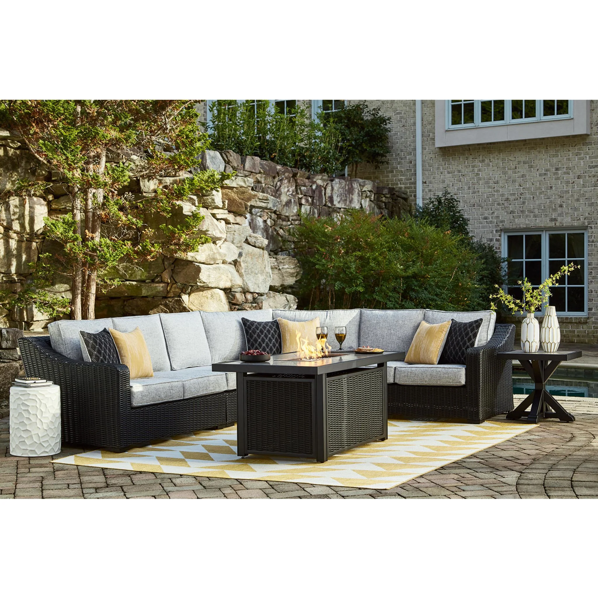 Beachcroft 4 Piece Outdoor Modular Seating - Image 11