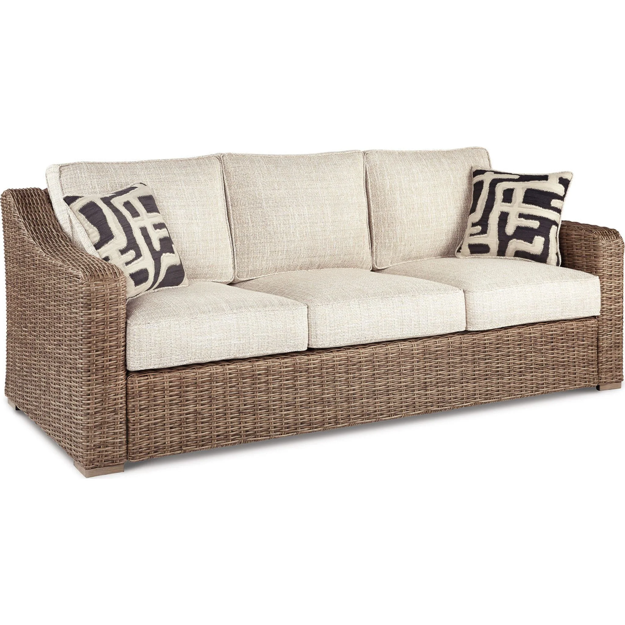 Beachcroft 4 Piece Outdoor Seating - Beige - Image 13