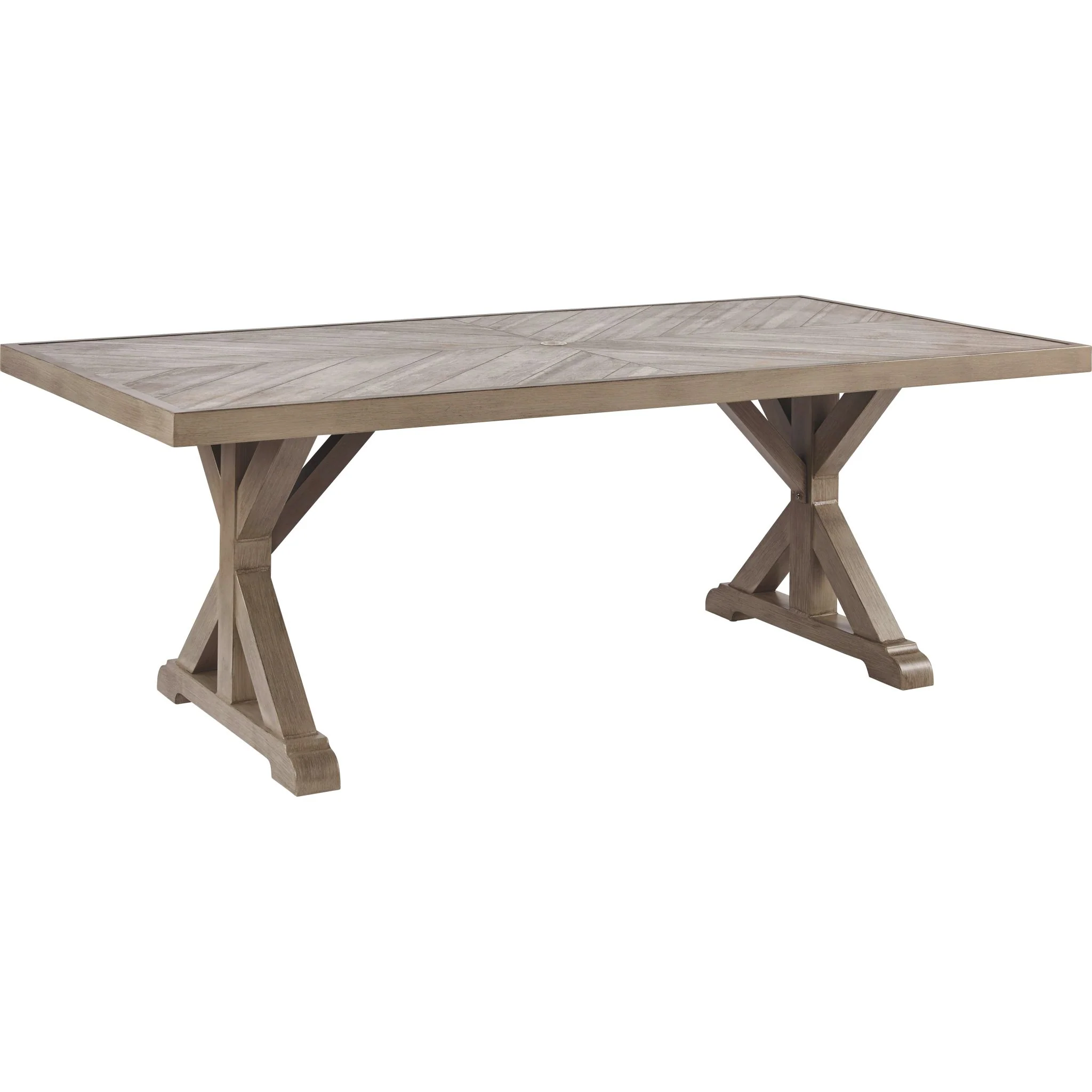 Beachcroft 5 Piece Outdoor Dining Set - Beige - Image 3