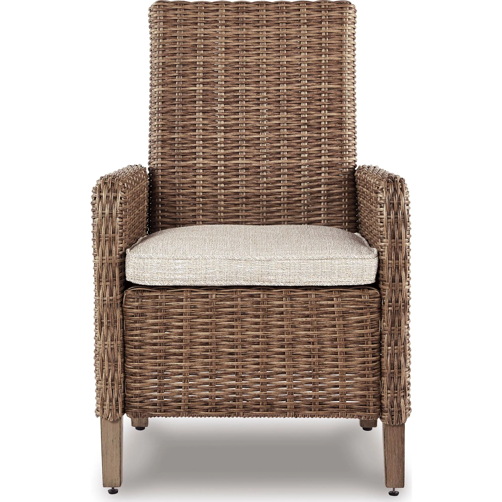Beachcroft 5 Piece Outdoor Dining Set - Beige - Image 5
