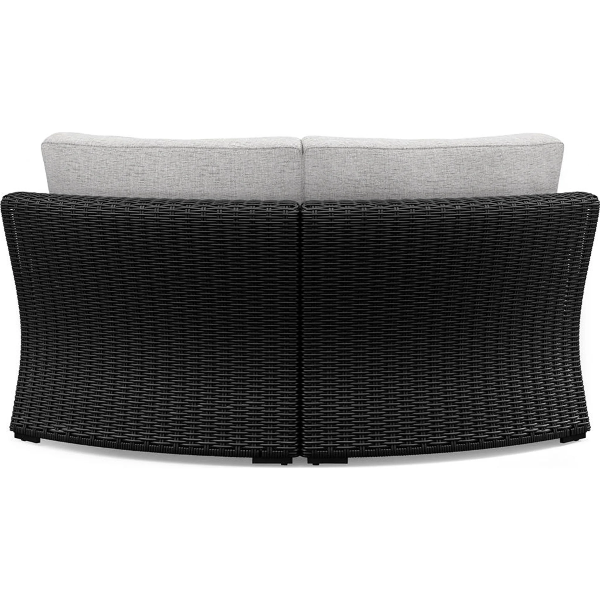Beachcroft 5-Piece Outdoor Sectional - Black/Light Gray - Image 17