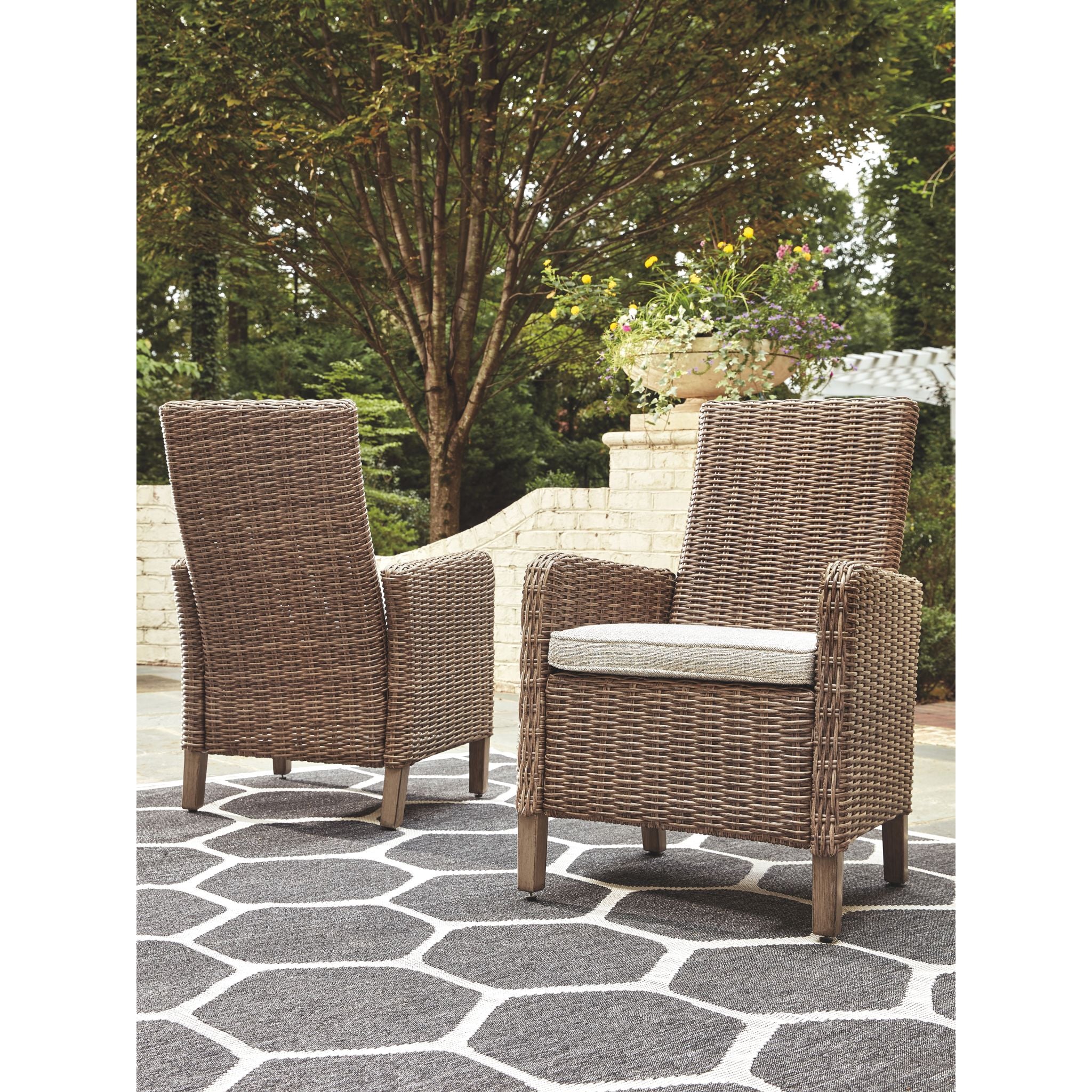 Beachcroft 6 Piece Outdoor Dining Set - Beige - Image 16
