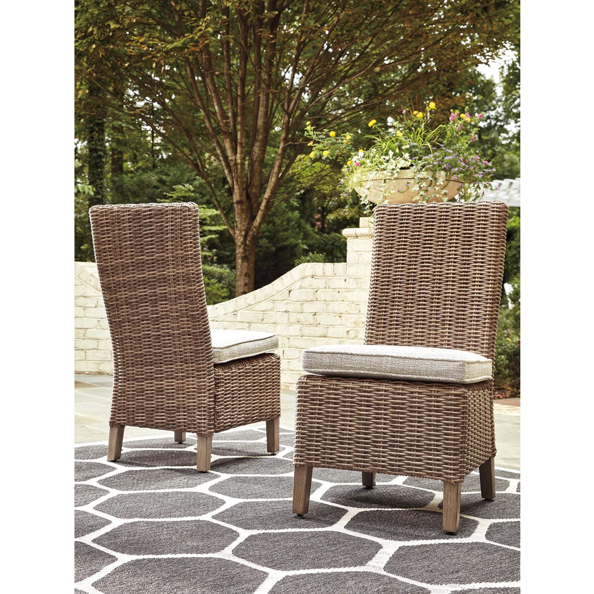Beachcroft 6 Piece Outdoor Dining Set - Beige - Image 24