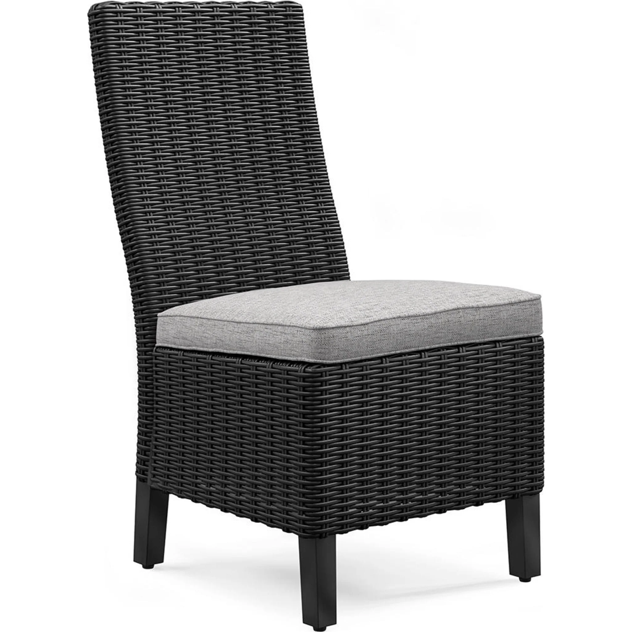 Beachcroft 6 Piece Outdoor Dining Set - Black/Light Gray - Image 4