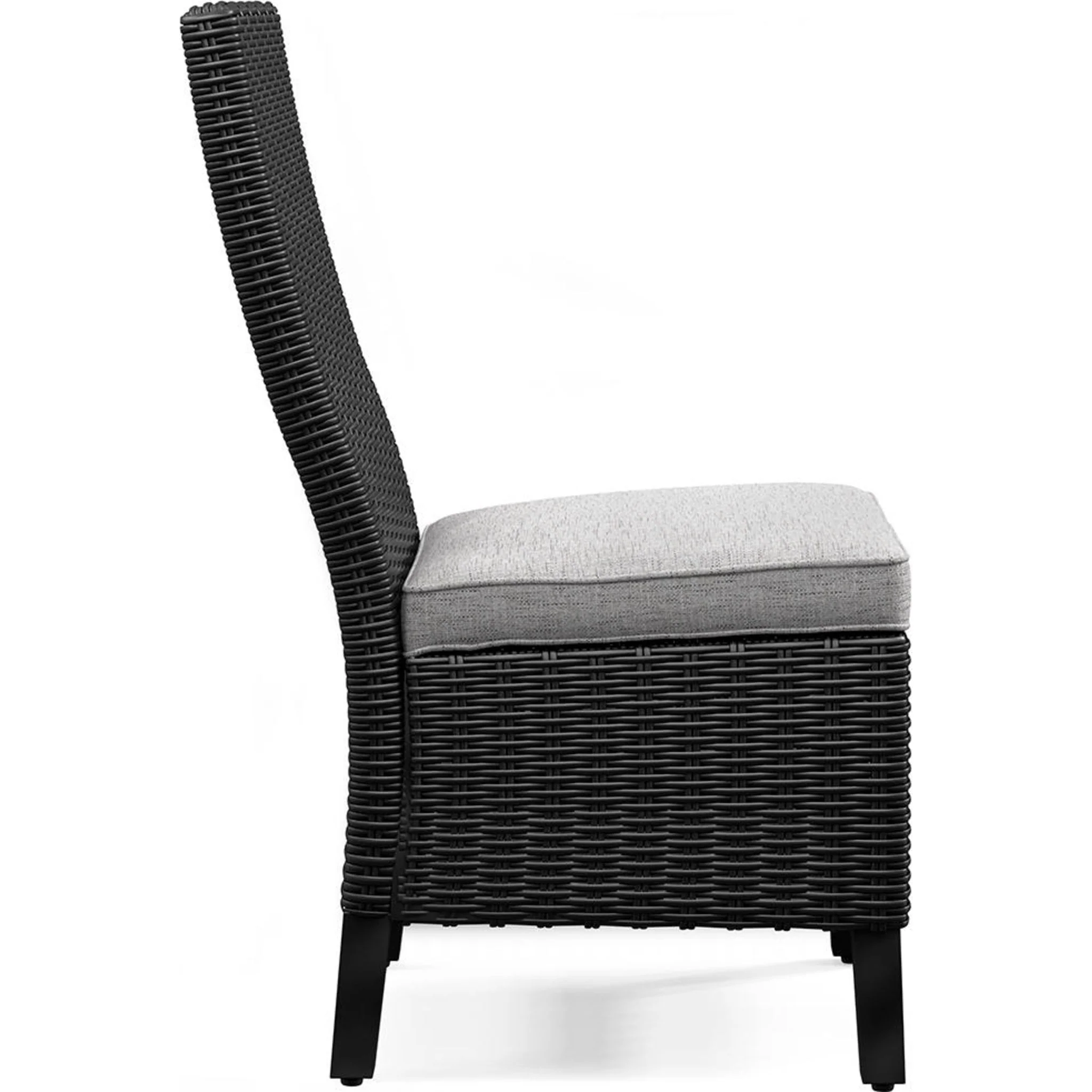 Beachcroft Outdoor Chair with Cushion (set of 2) - Black/Light Gray - Image 17