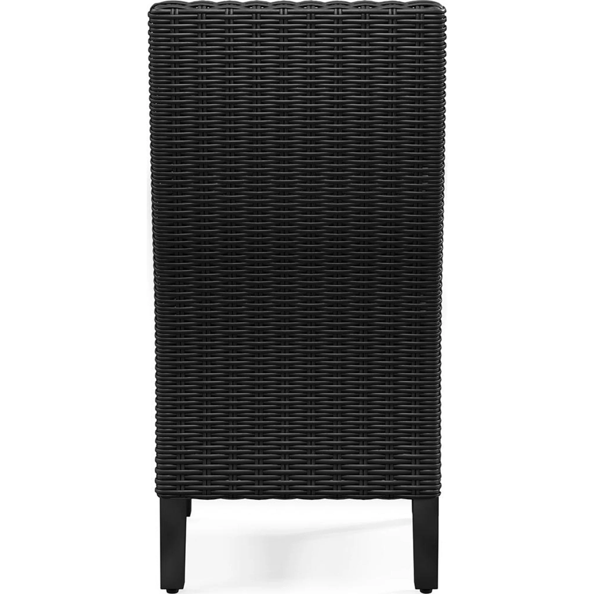 Beachcroft Outdoor Chair with Cushion (set of 2) - Black/Light Gray - Image 6