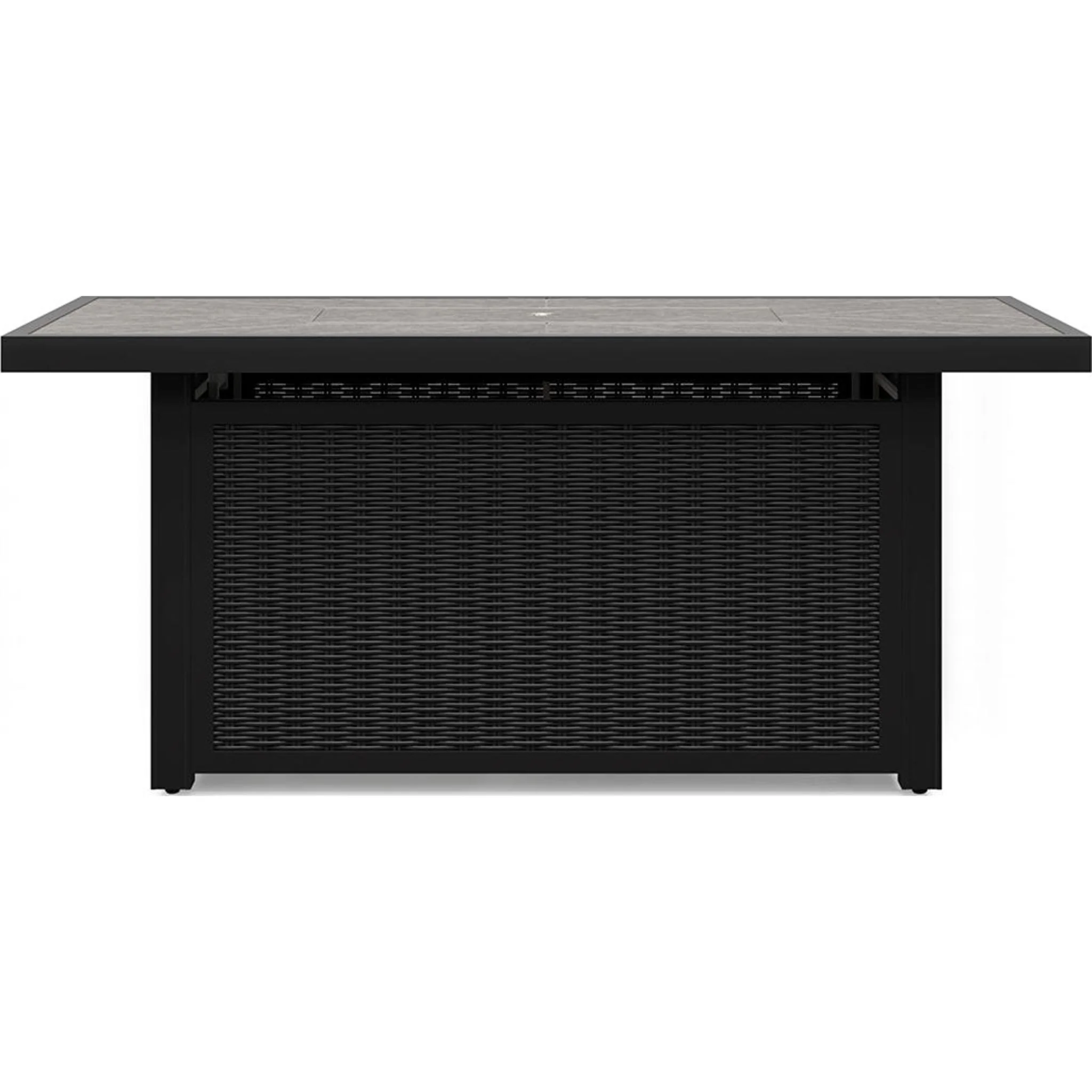 Beachcroft Outdoor Fire Pit Table - Black/Light Gray - Image 4