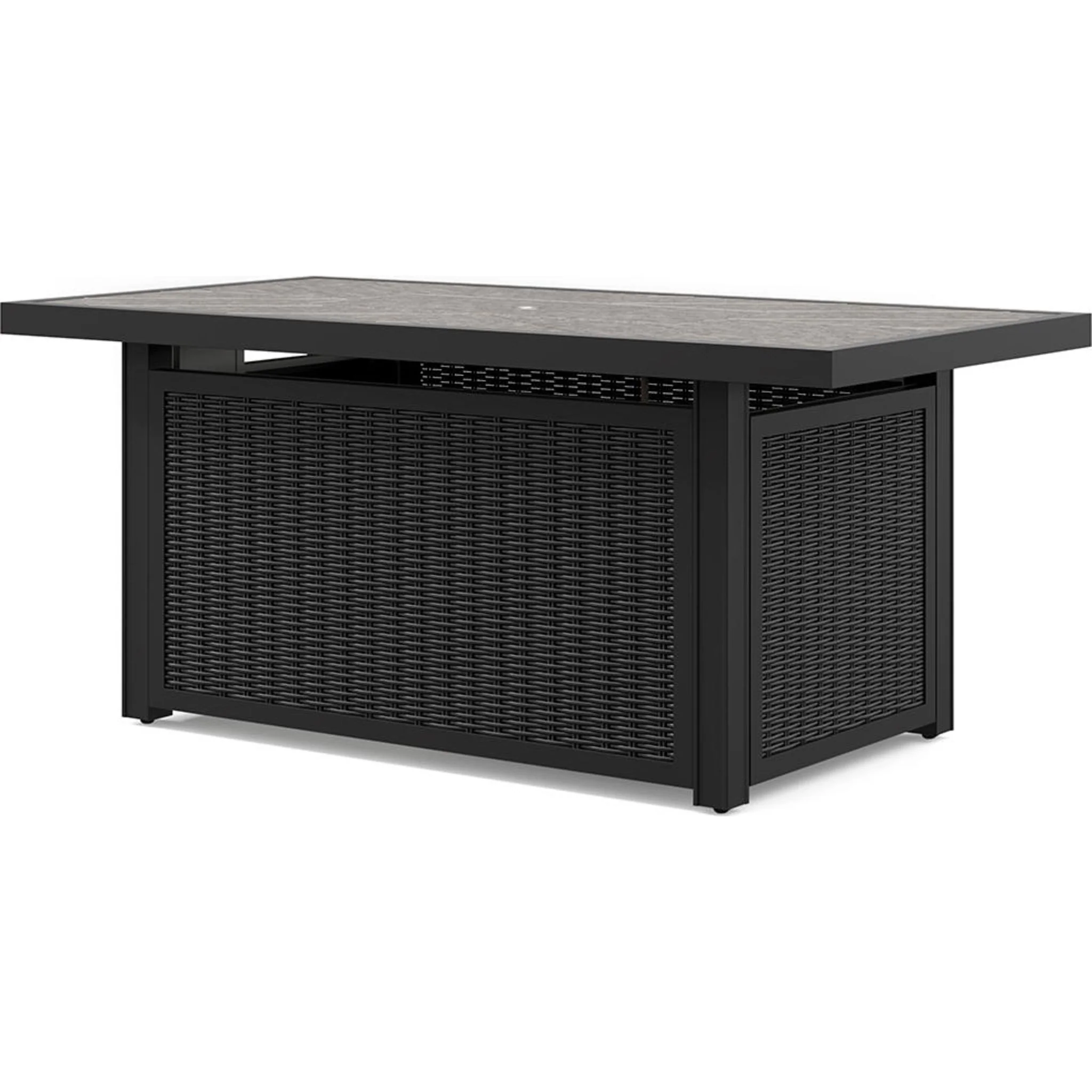 Beachcroft Outdoor Fire Pit Table - Black/Light Gray - Image 6
