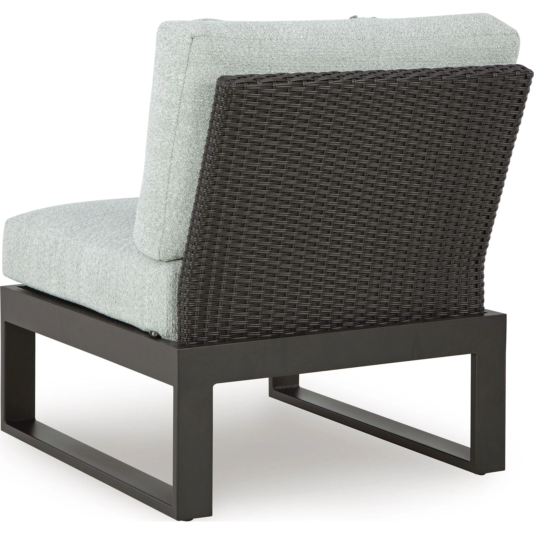 Beachloft 3 Piece Outdoor Modular Seating - Black/Gray - Image 5
