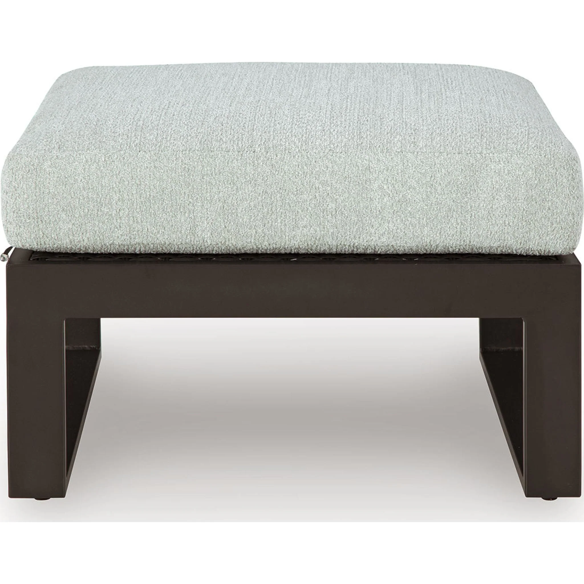 Beachloft Outdoor Ottoman with Cushion - Black/Gray - Image 5