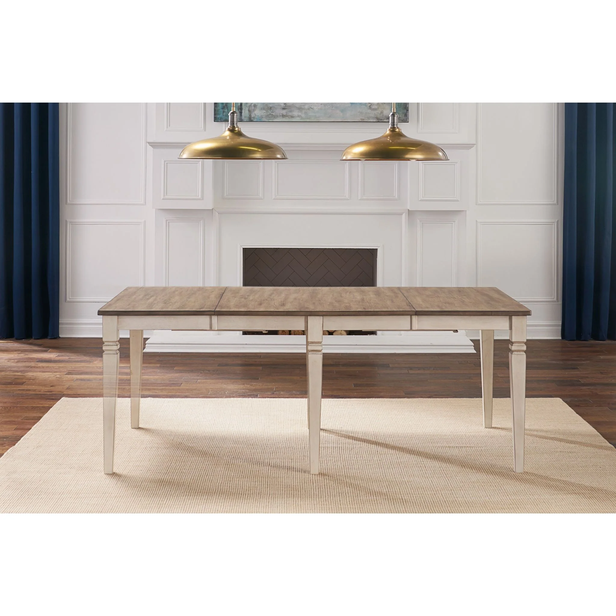 Beacon Dining Table - Smoky White/Peppercorn - (1562008K) - Image 7