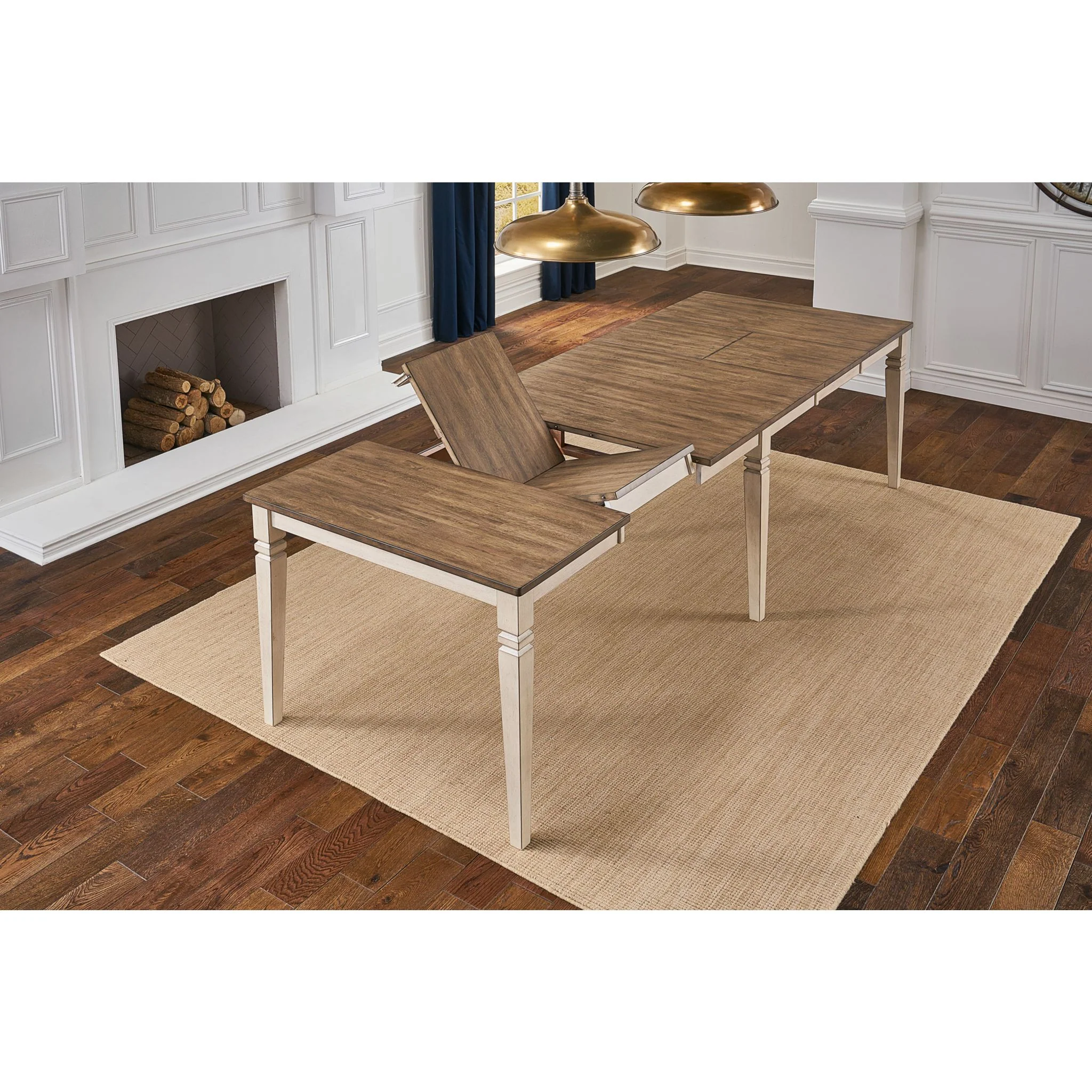 Beacon Dining Table - Smoky White/Peppercorn - (1562008K) - Image 8