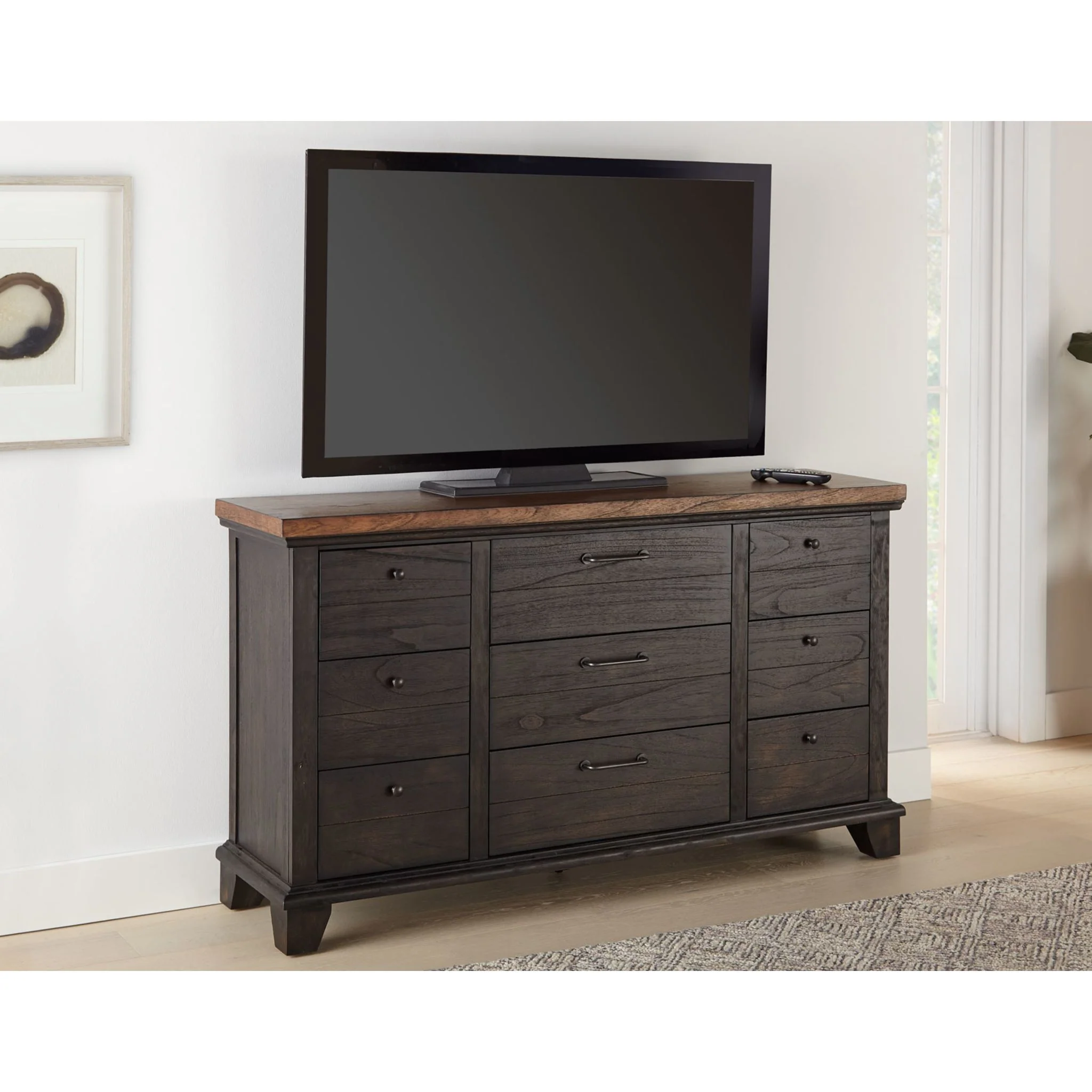 Bear Creek Dresser - Chocolate/Honey-Smoke - Image 2
