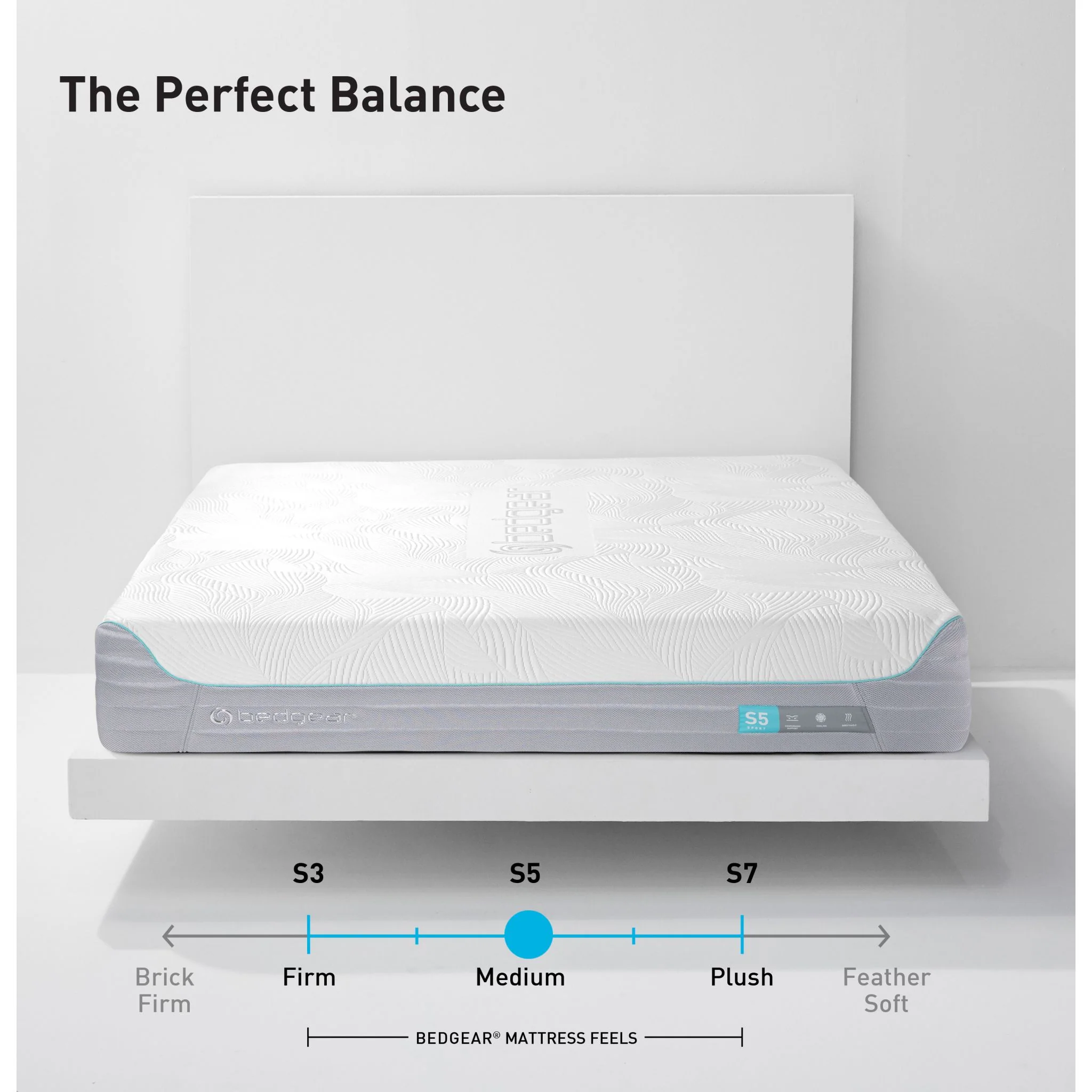 Bedgear S5 10" Medium Performance Mattress - Image 4