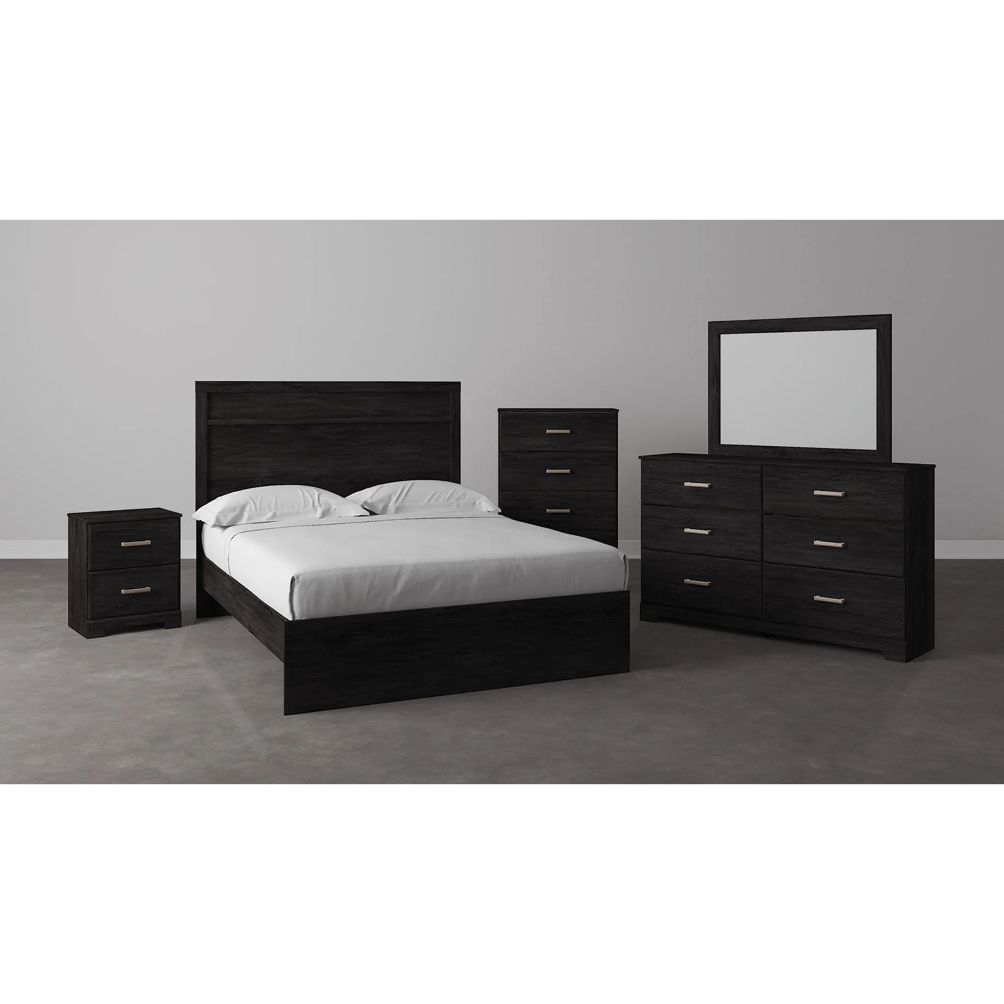 Belachime Dresser and Mirror - Black - Image 12