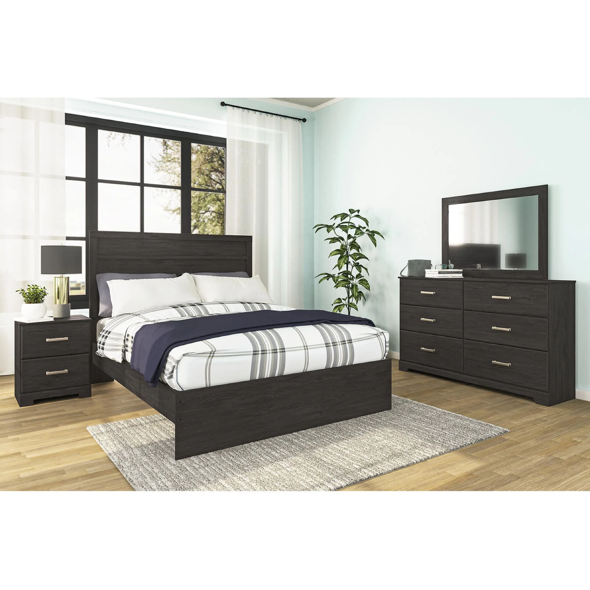 Belachime Dresser and Mirror - Black - Image 21