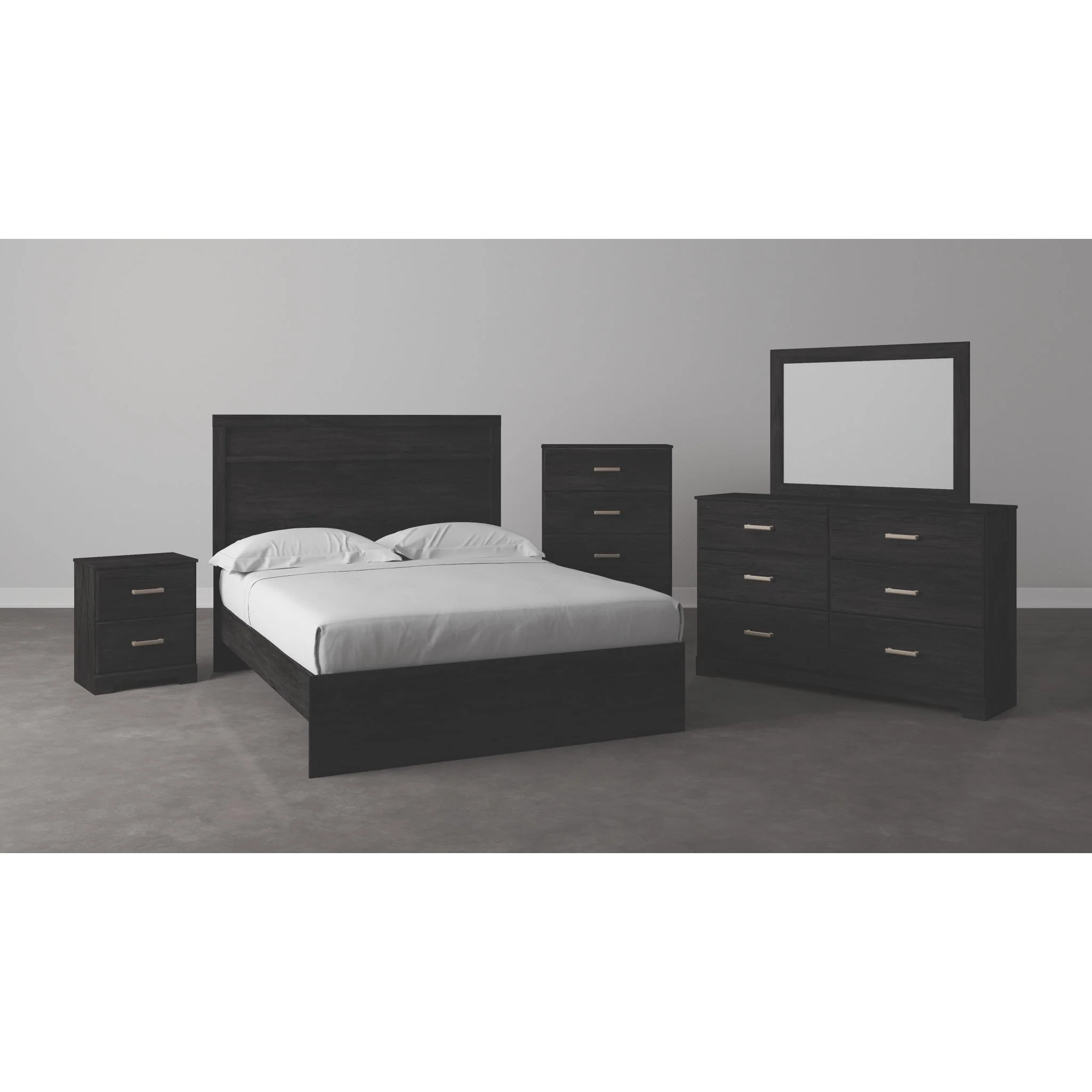Belachime Dresser and Mirror - Black - Image 3