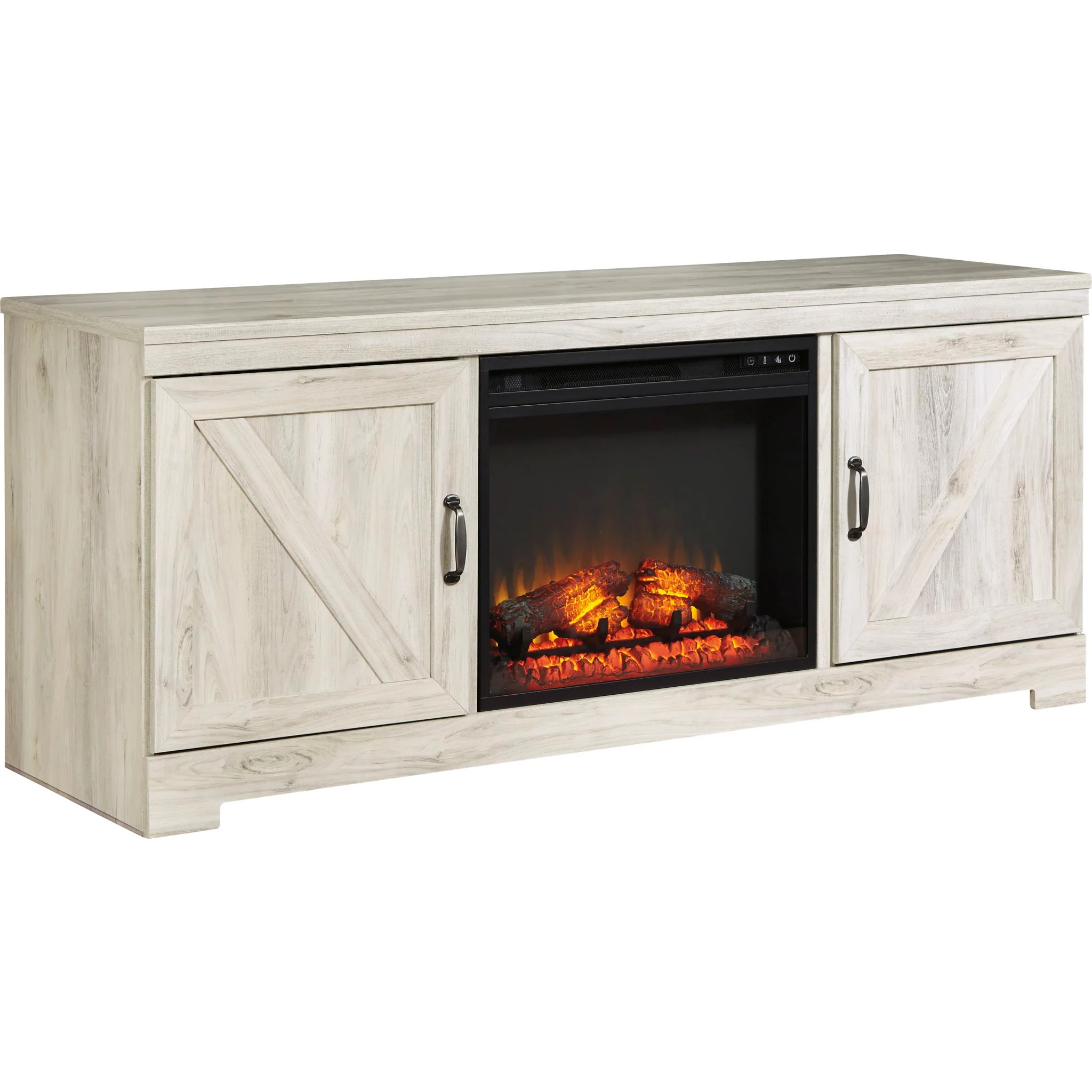 Bellaby 5 Piece Entertainment Unit - Whitewash - Image 7