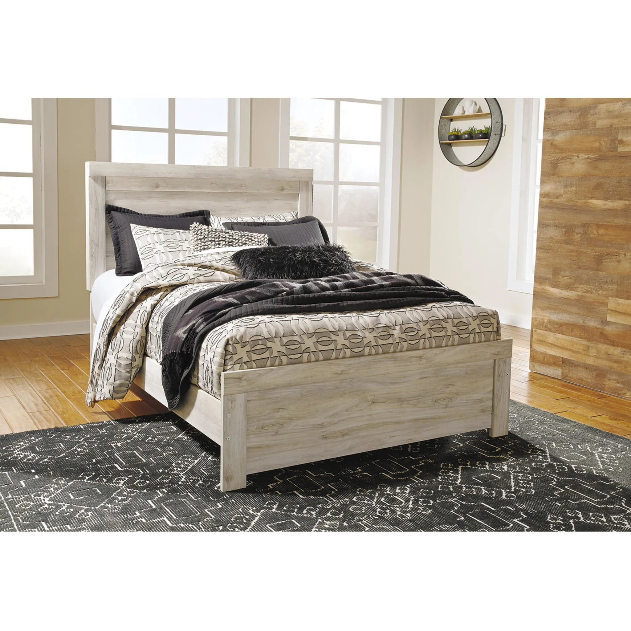 Bellaby 5 Piece King Panel Bedroom - Whitewash - Image 16