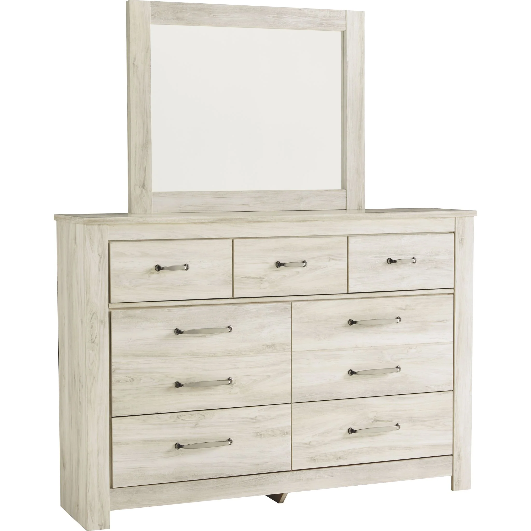 Bellaby 5 Piece King Storage Bedroom - Whitewash - Image 3