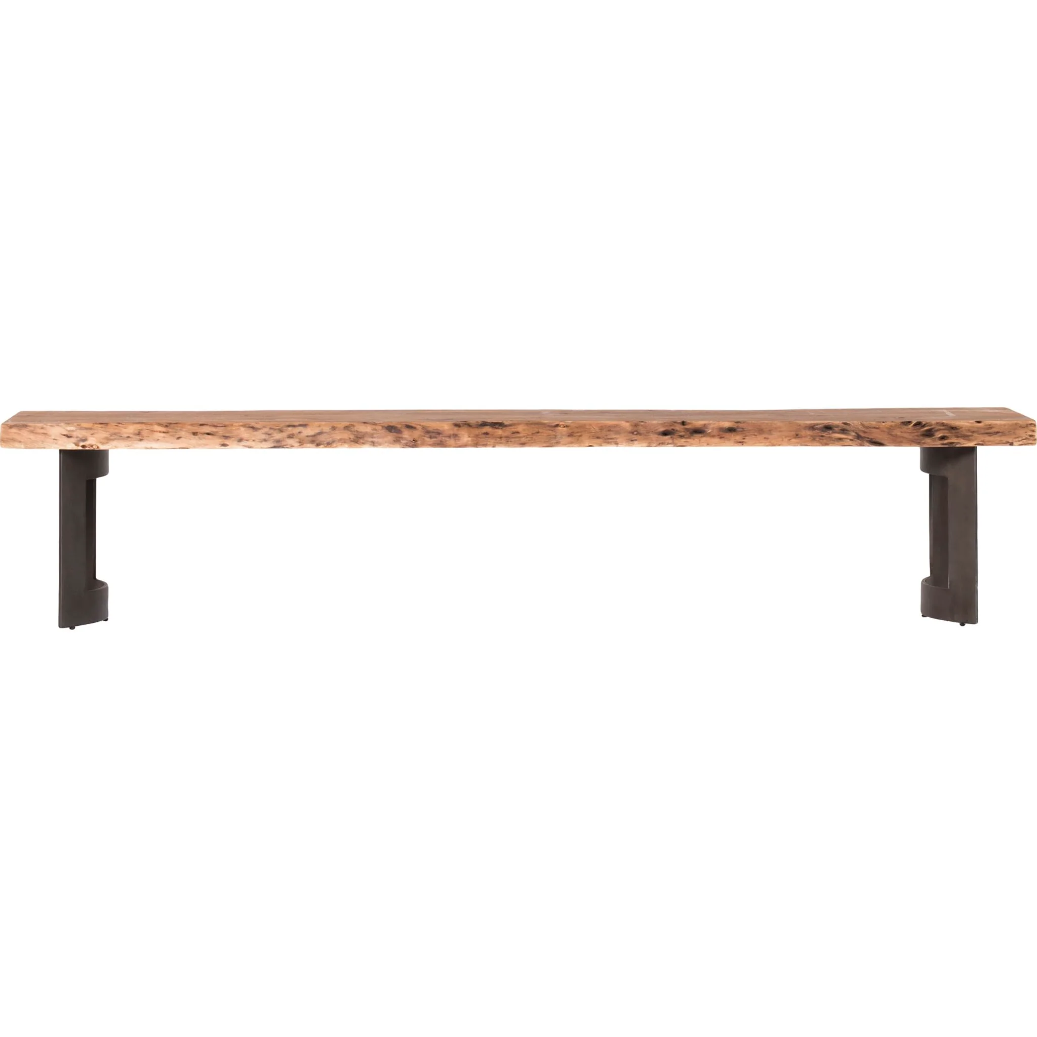 Bent Dining Bench - Smoked - (1564565K) - Image 2