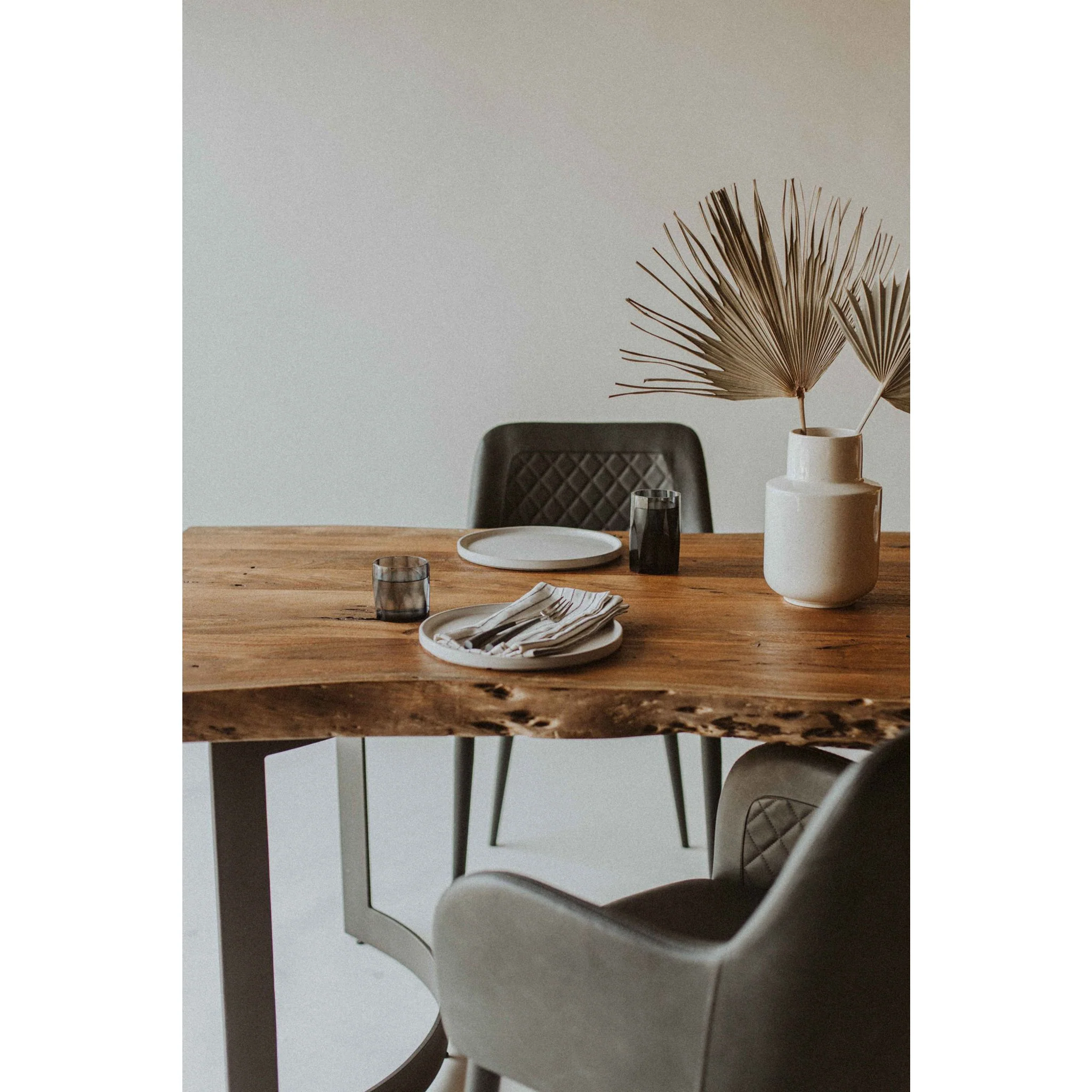 Bent Dining Table - Smoked - (1564563K) - Image 7