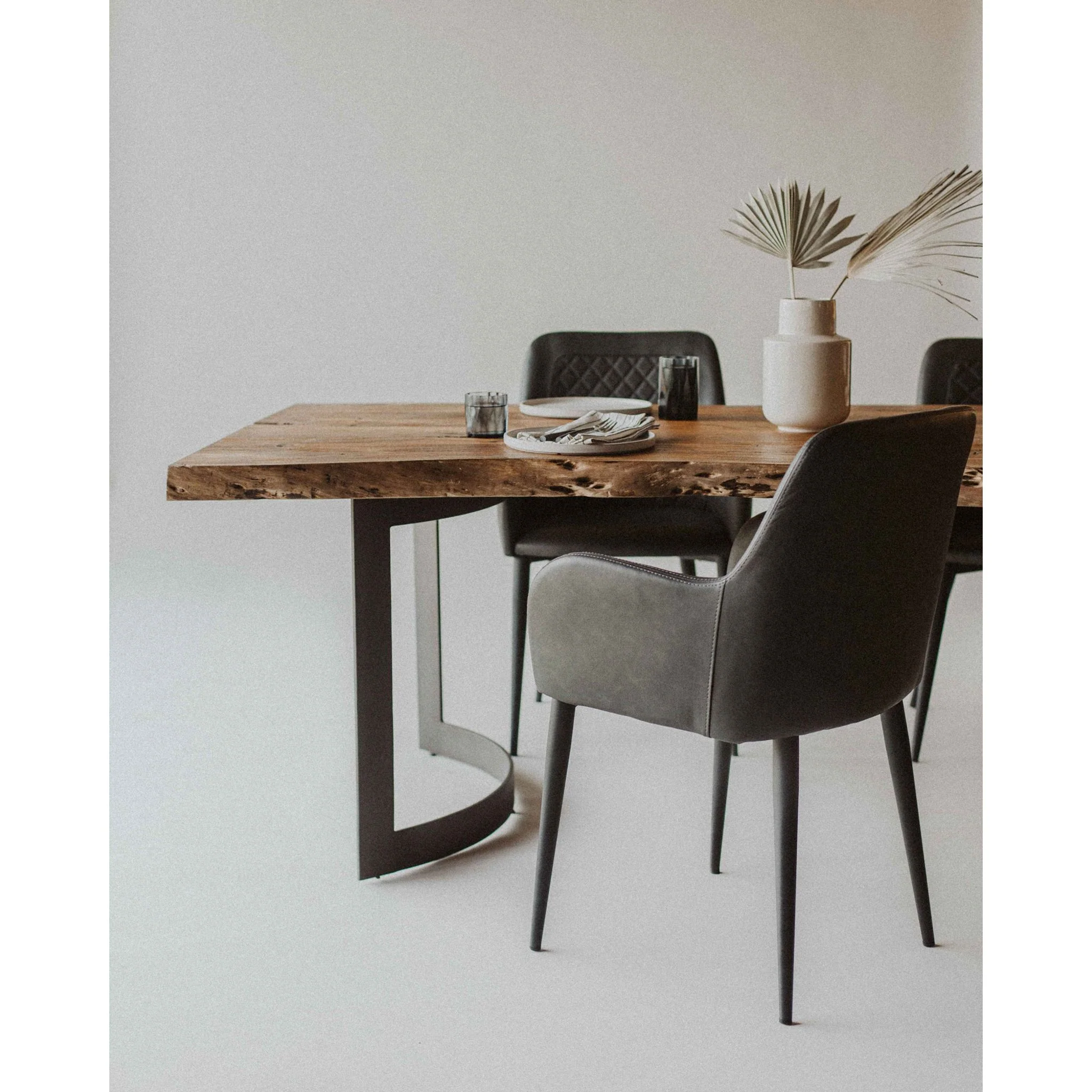 Bent Dining Table - Smoked - (1564563K) - Image 8
