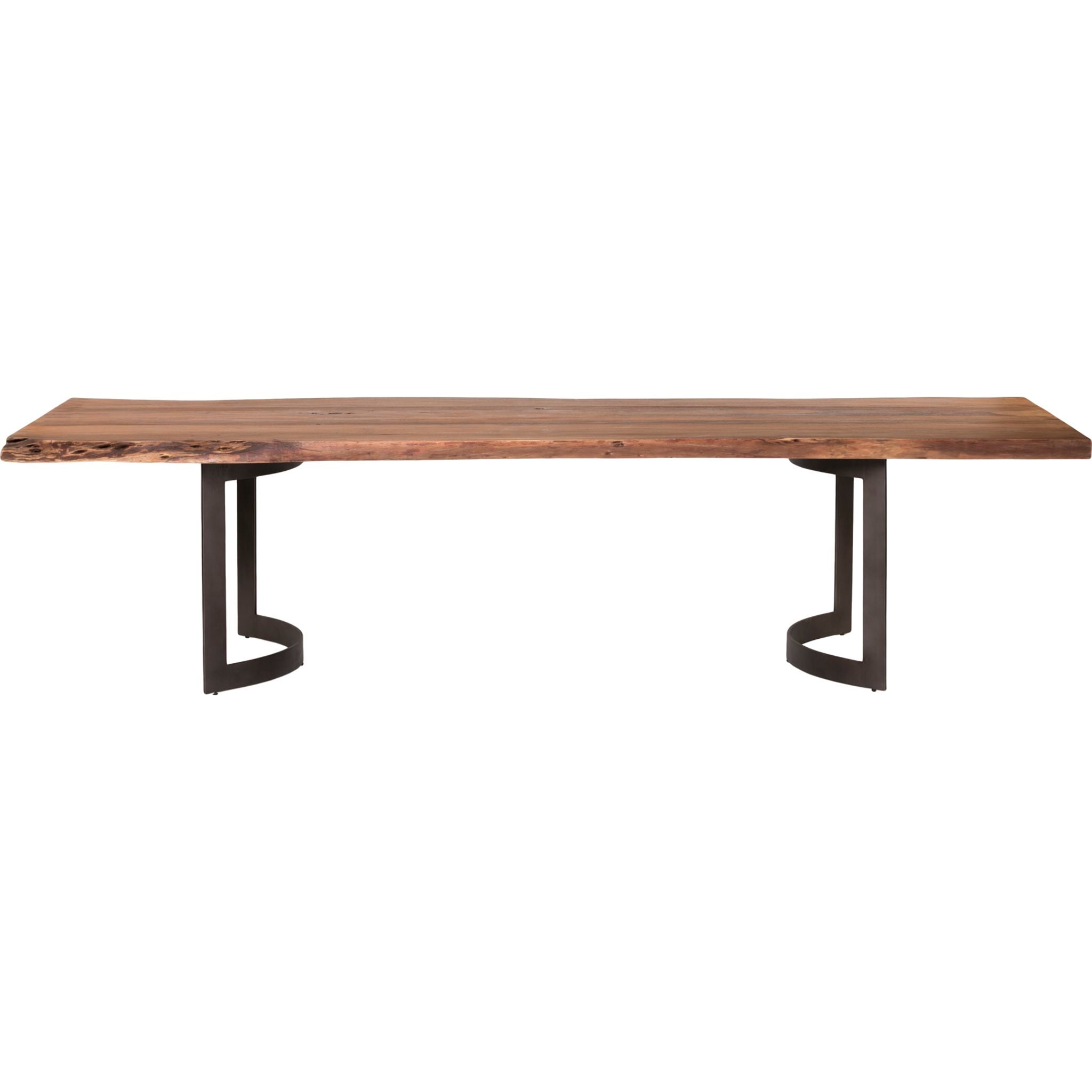 Bent Dining Table - Smoked - (1564566K)