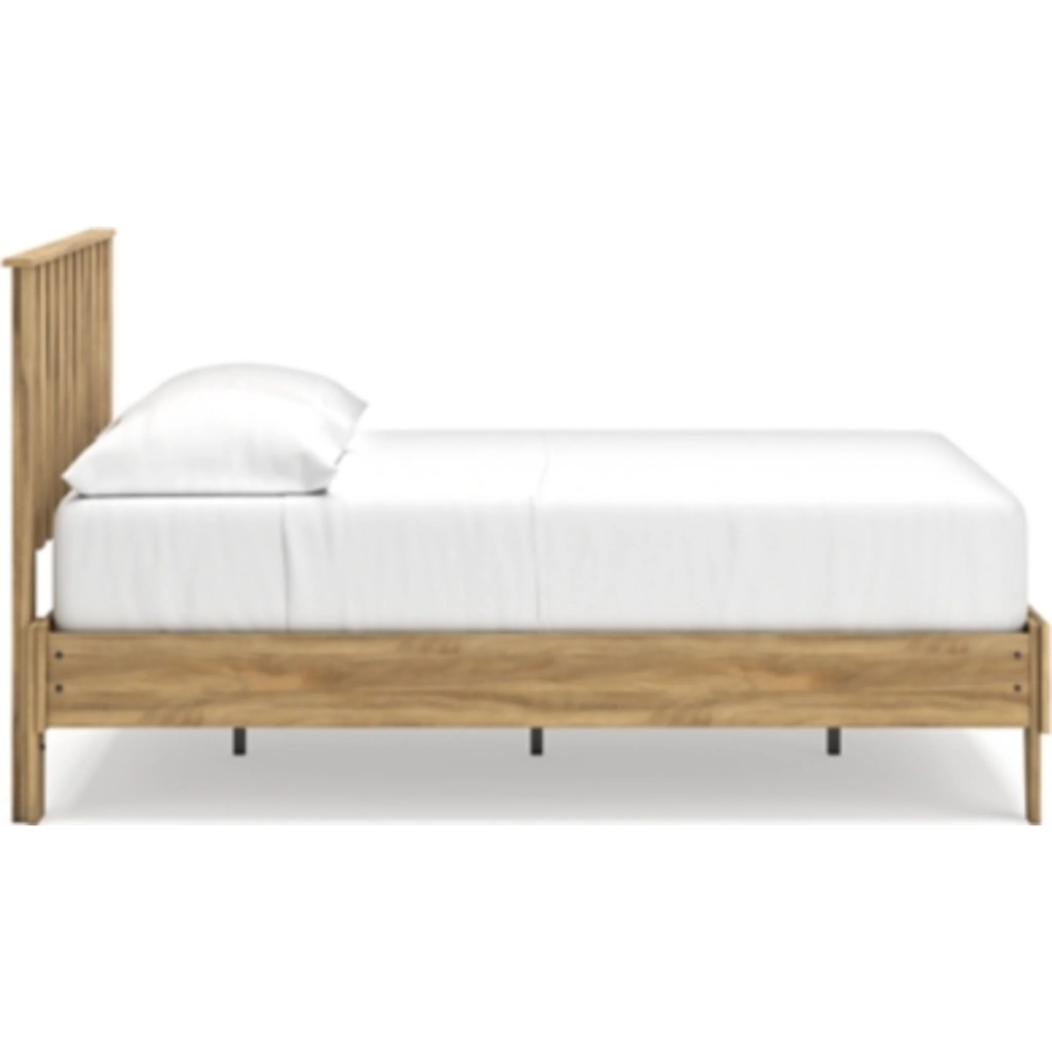 Bermacy Full Platform Bed - Light Brown - Image 8