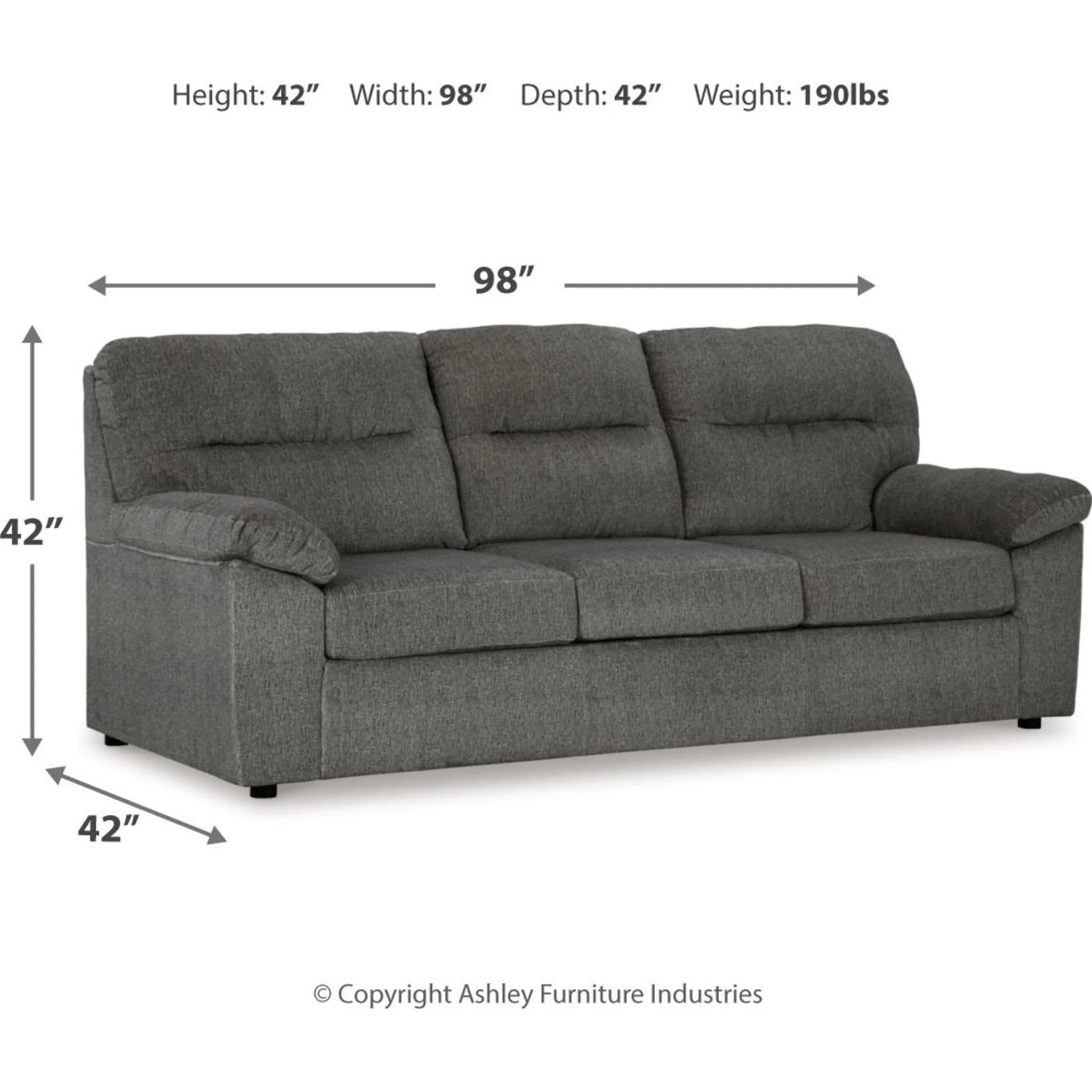 Bindura Sofa - Mineral - Image 12