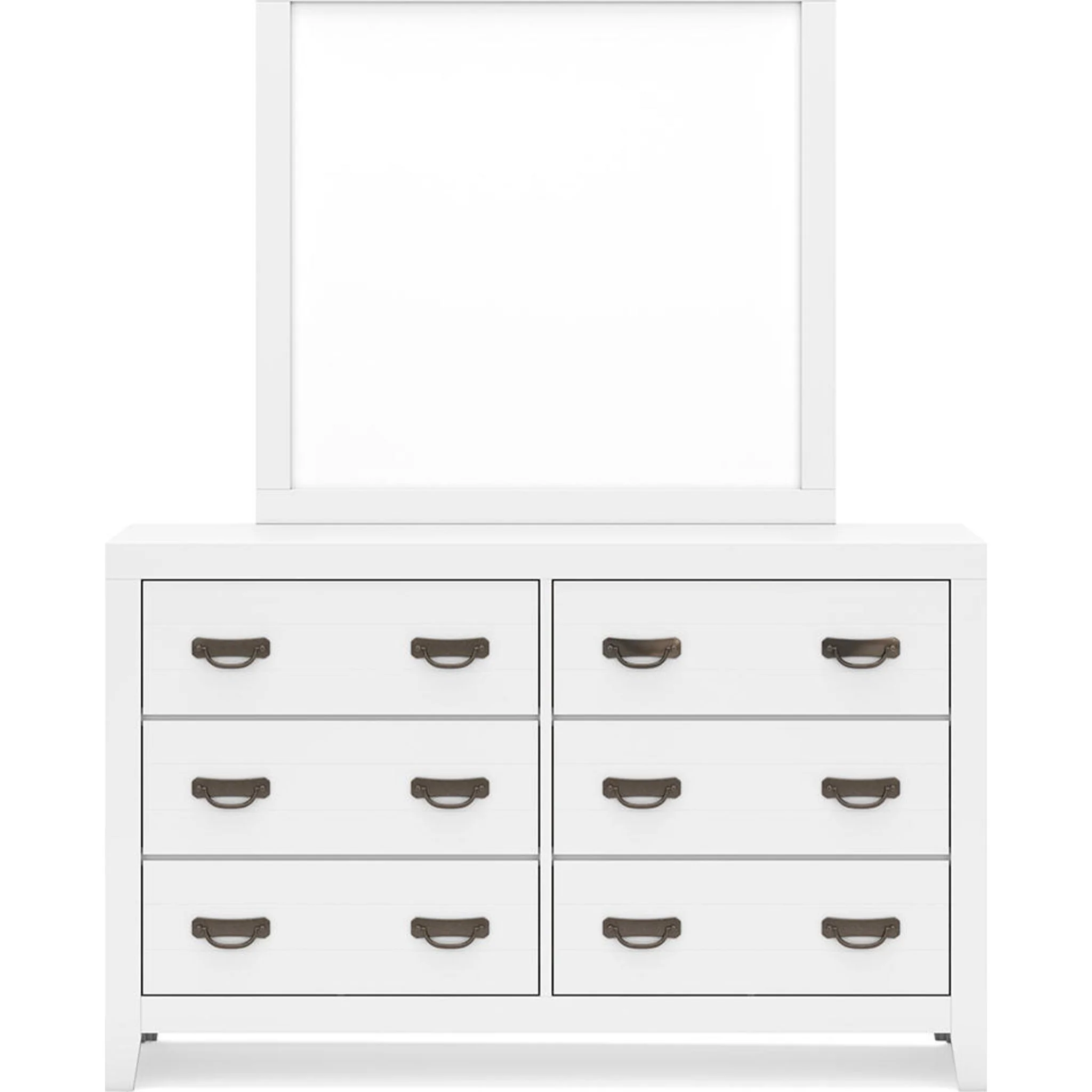 Binterglen Dresser and Mirror - White - Image 6