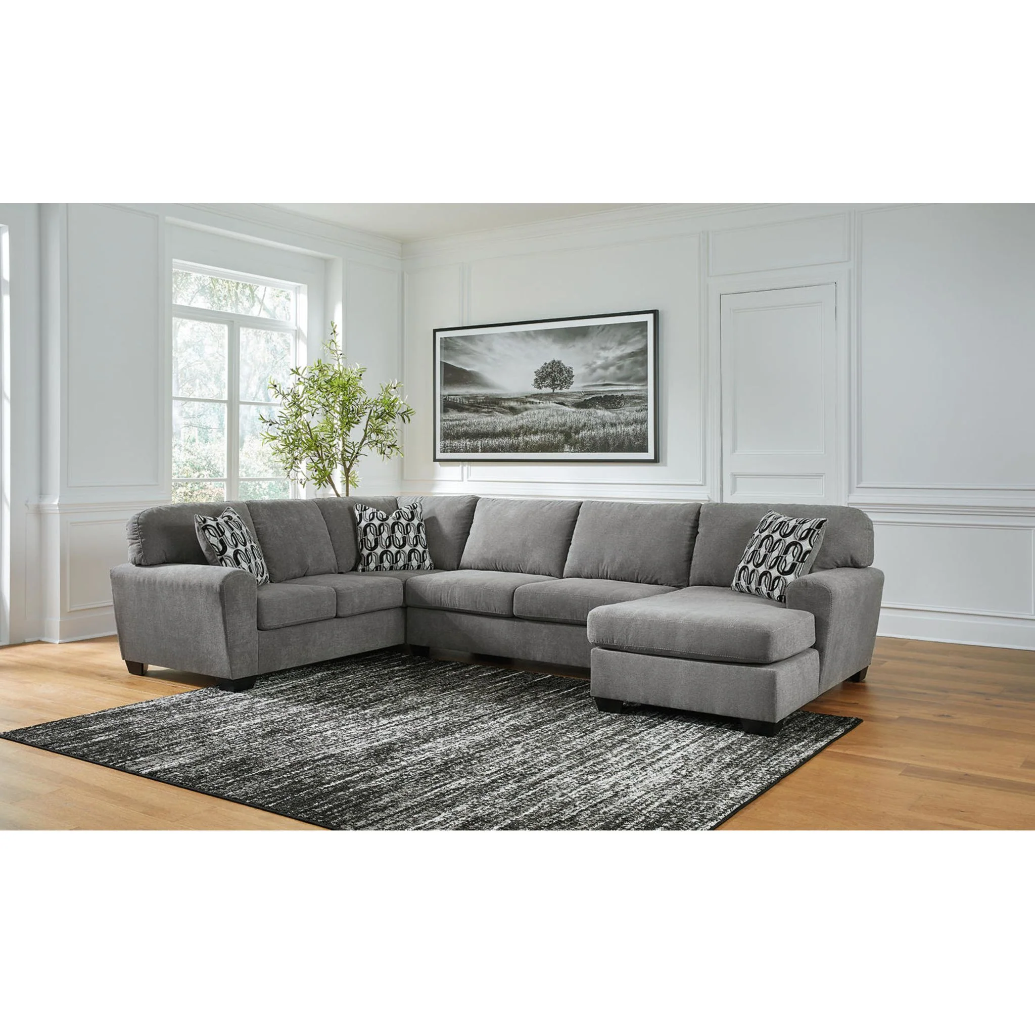 Birkdale Court 3 Piece Sectional with Chaise - Image 2