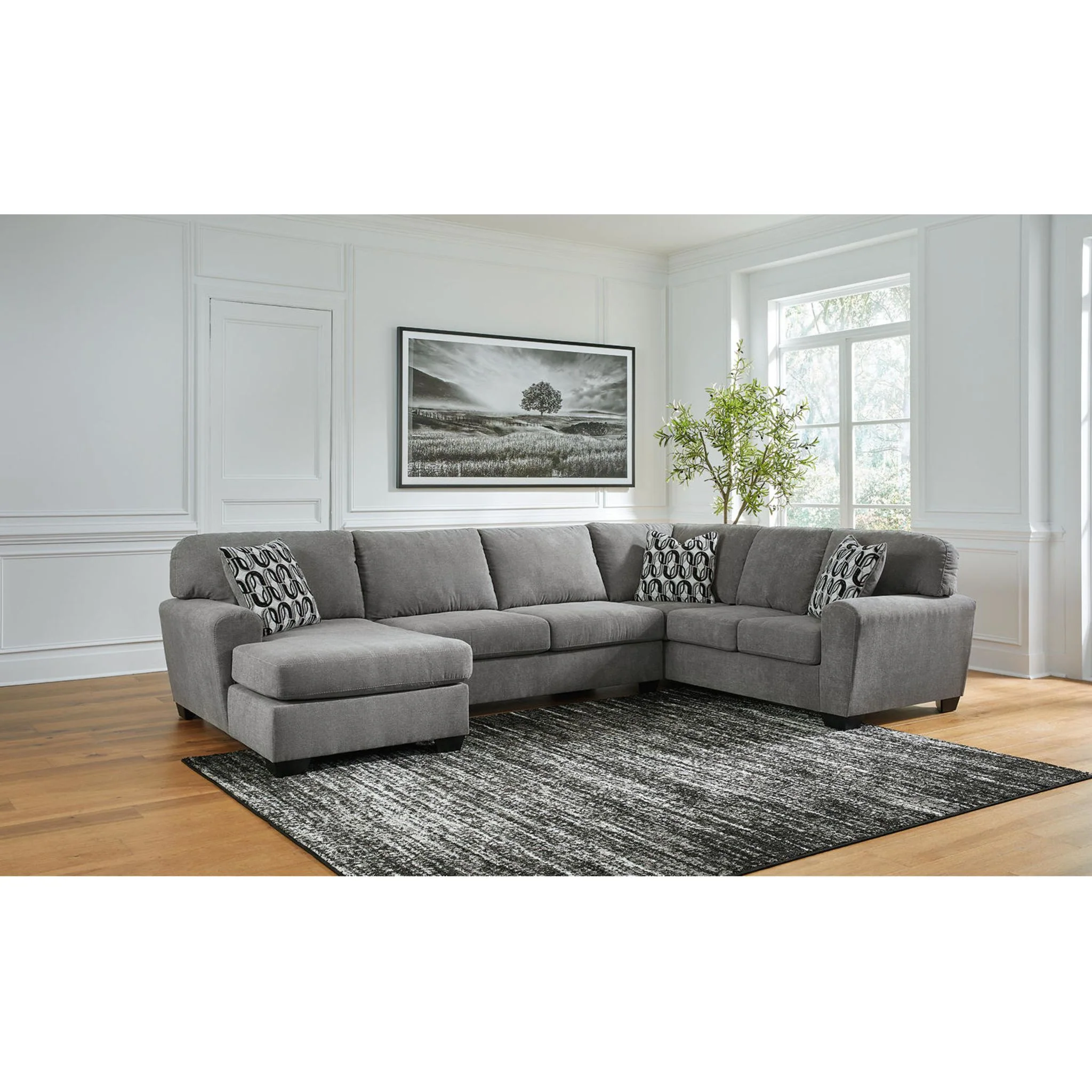 Birkdale Court 3 Piece Sectional with Chaise - Image 9