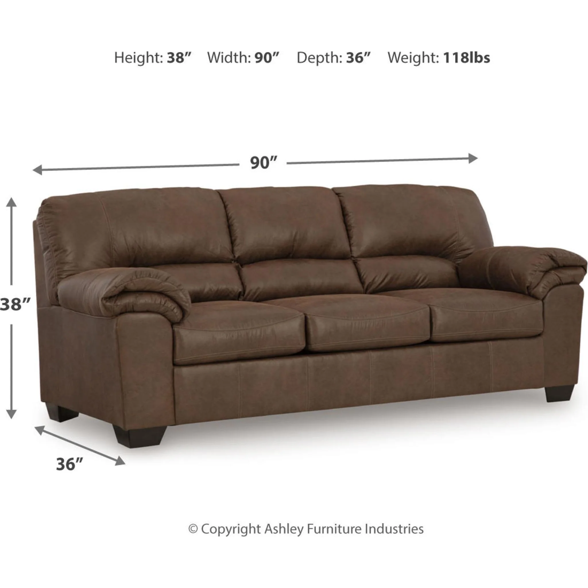 Bladen Sofa - Coffee - Image 10