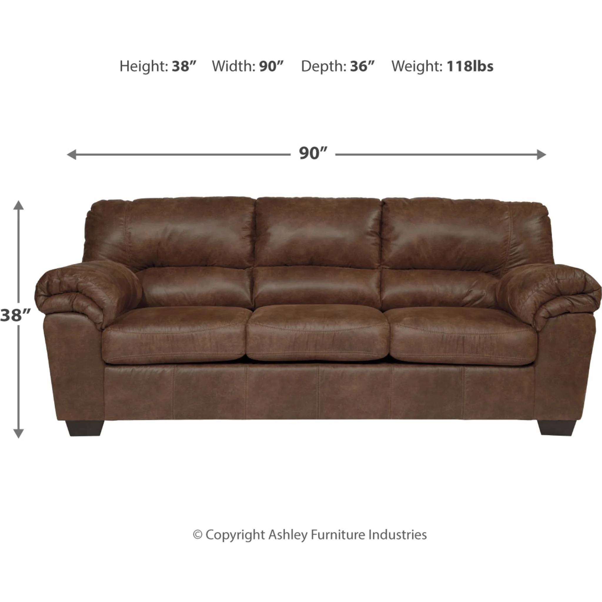 Bladen Sofa - Coffee - Image 4