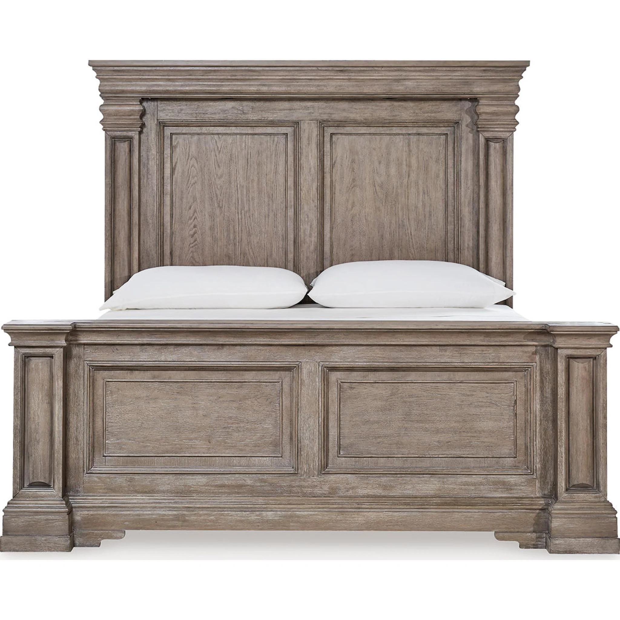 Blairhurst 6 Piece Queen Panel Bedroom - Light Grayish Brown - Image 7