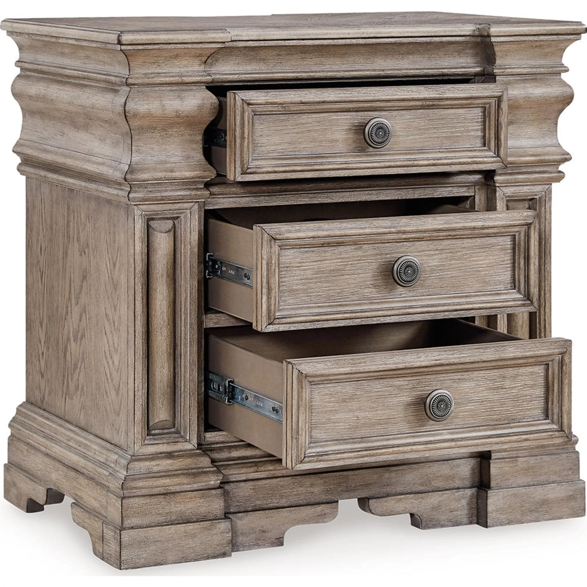 Blairhurst Nightstand - Light Grayish Brown - Image 4