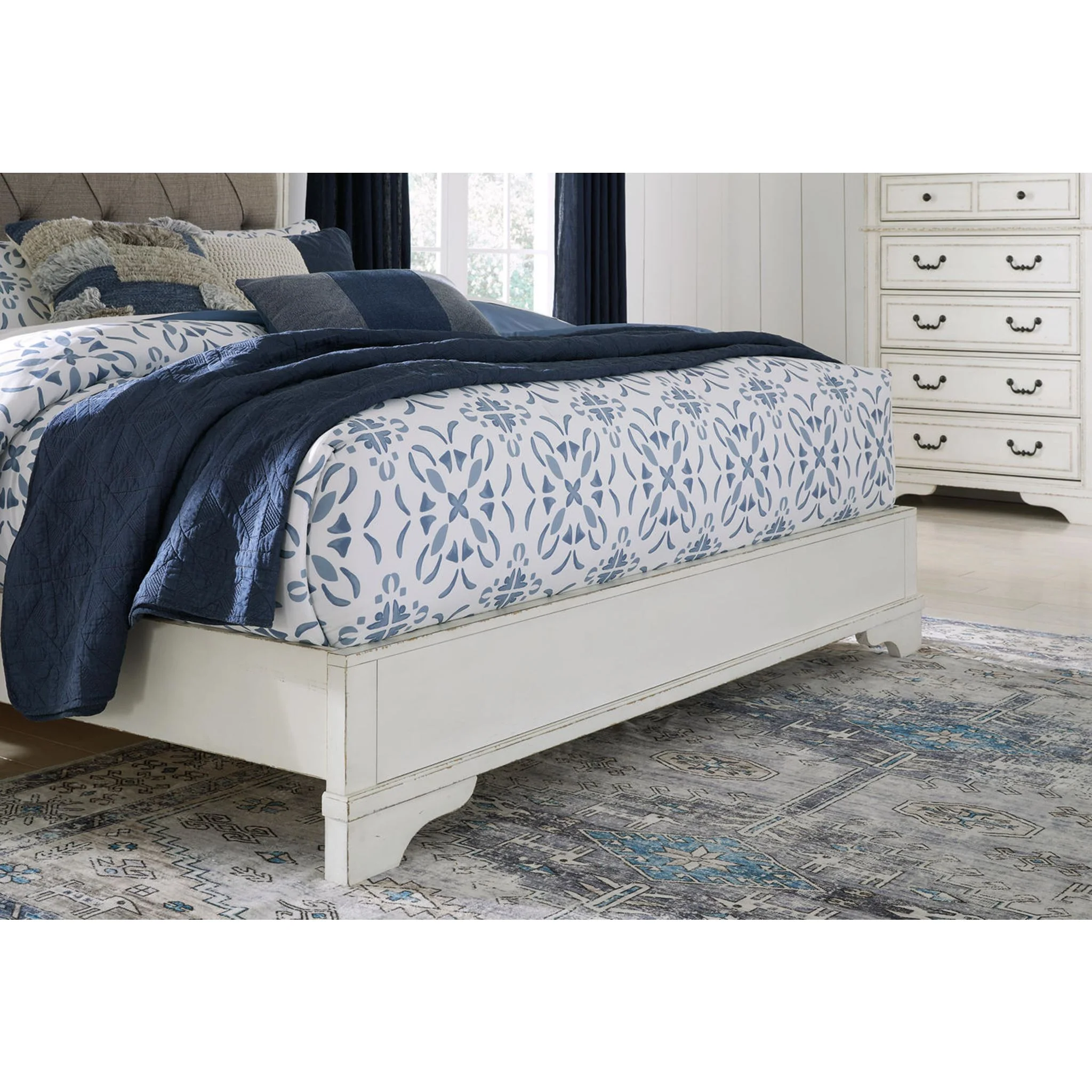 Blendon King Panel Bed - Rustic Brown - Image 3