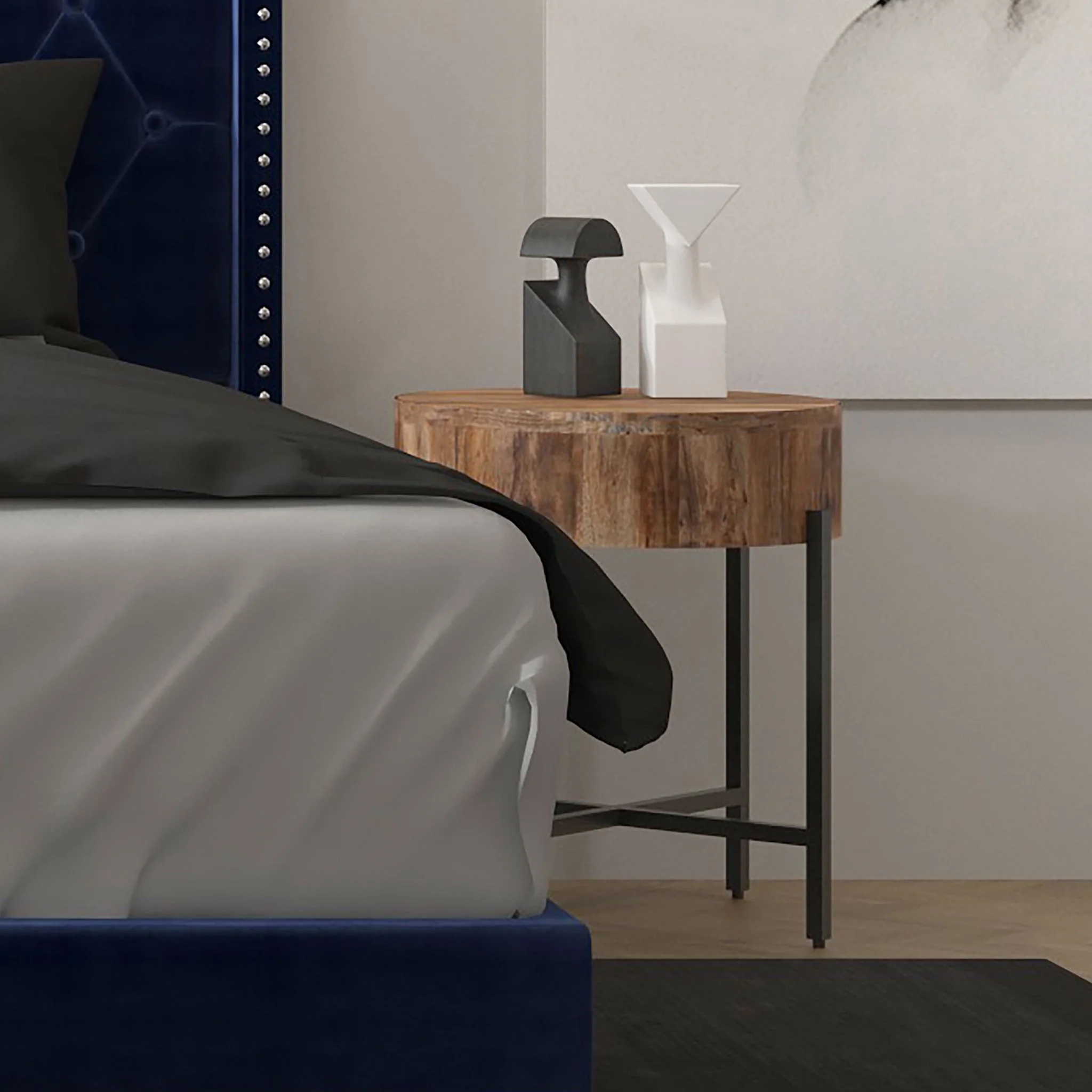 Blox Accent Table - Natural - Image 2