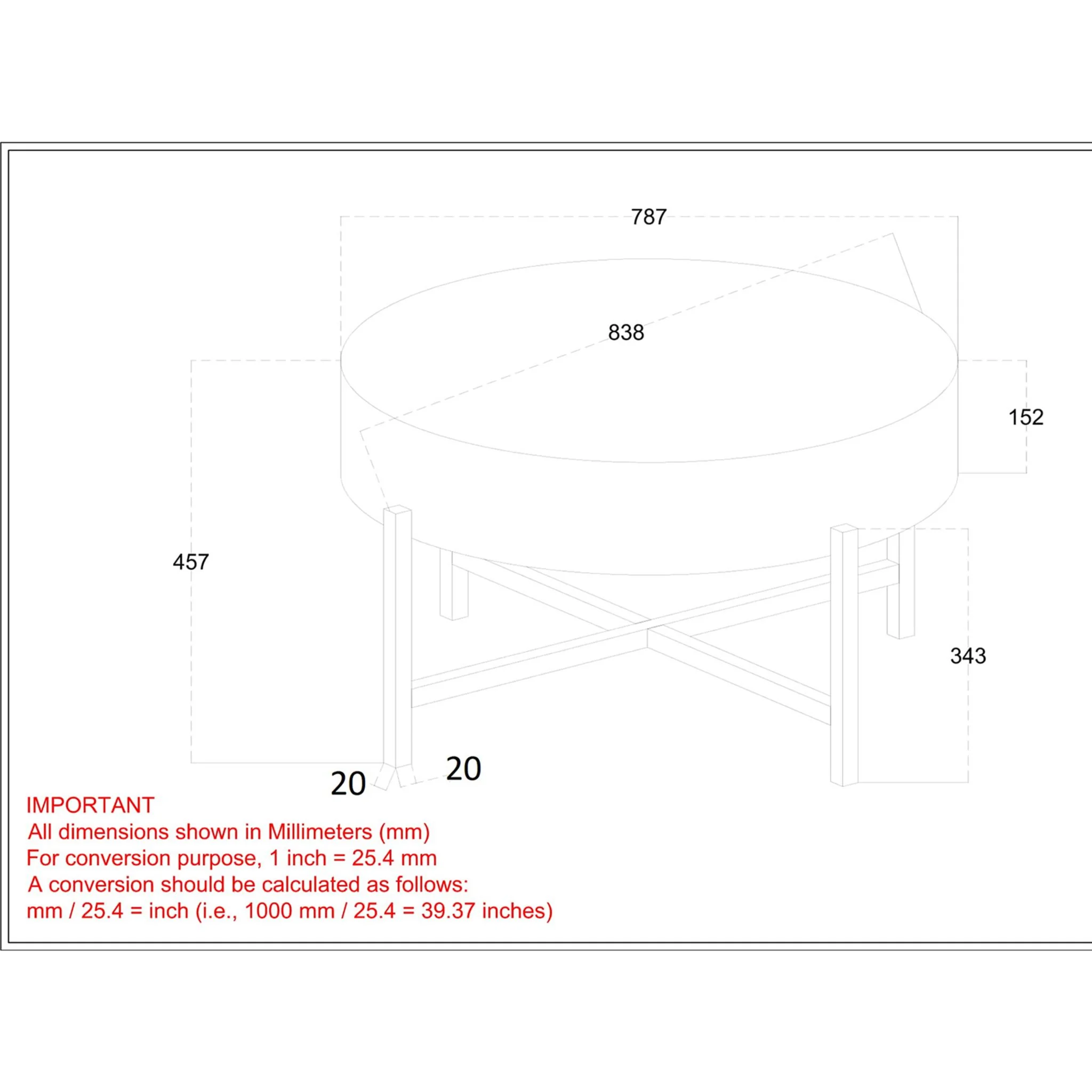 Blox Coffee Table - Natural - Image 8