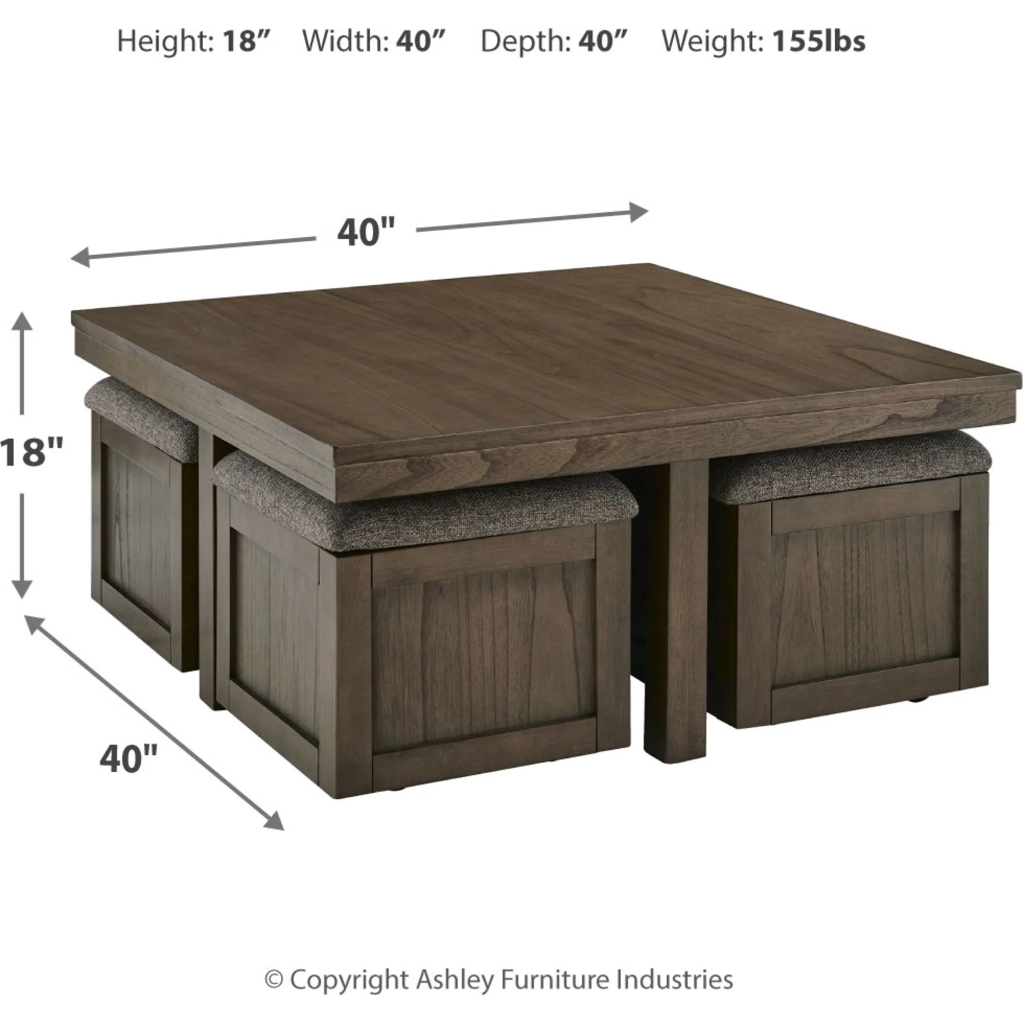 Boardernest Coffee Table - Brown - Image 8