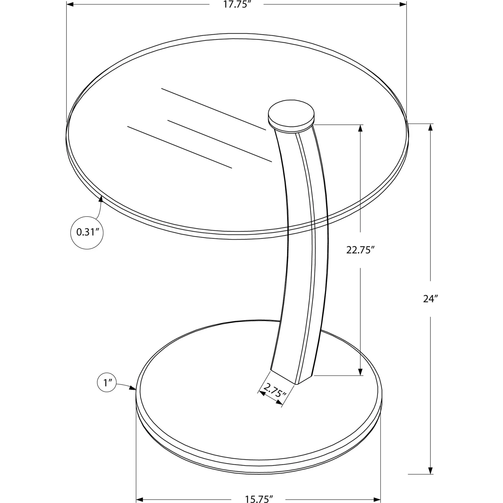 Boe Accent Table - Espresso - Image 9