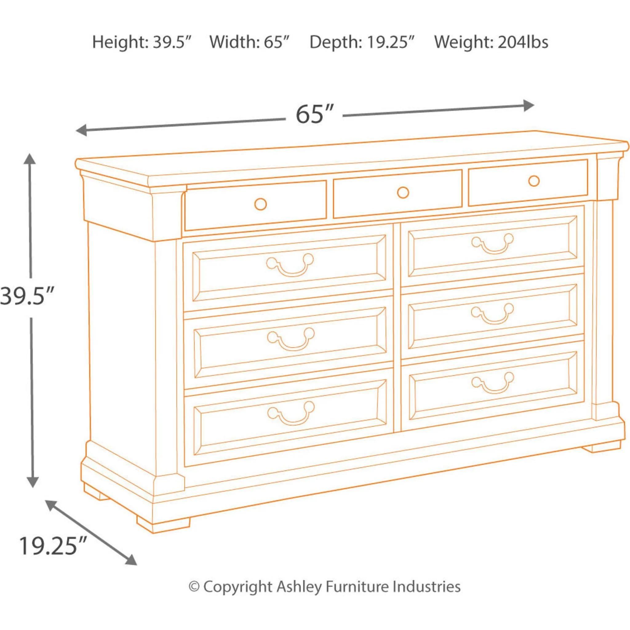 Bolanburg 4 Piece Bedroom Package - Antique White - Image 4