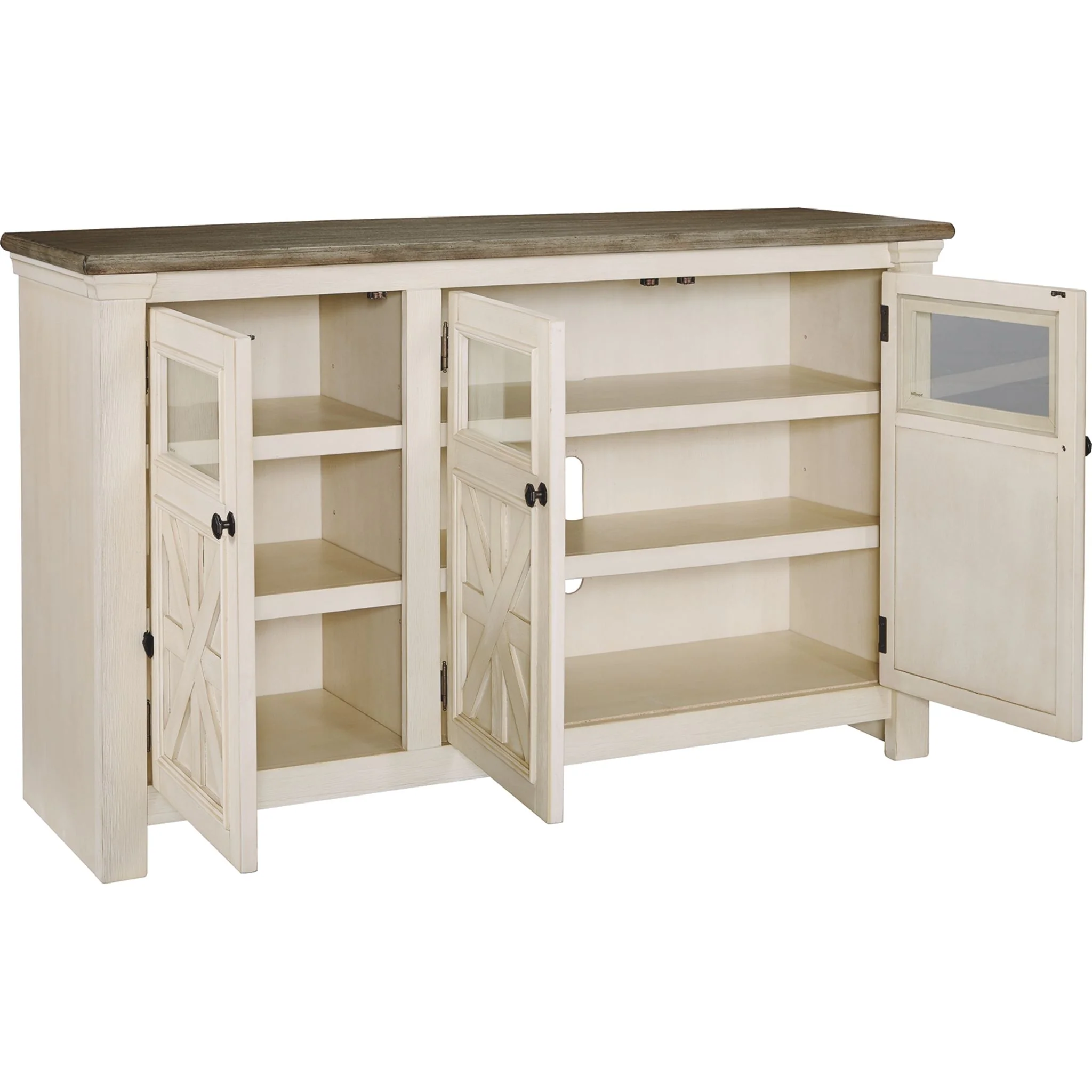 Bolanburg TV Stand - White/Weathered Gray - Image 4