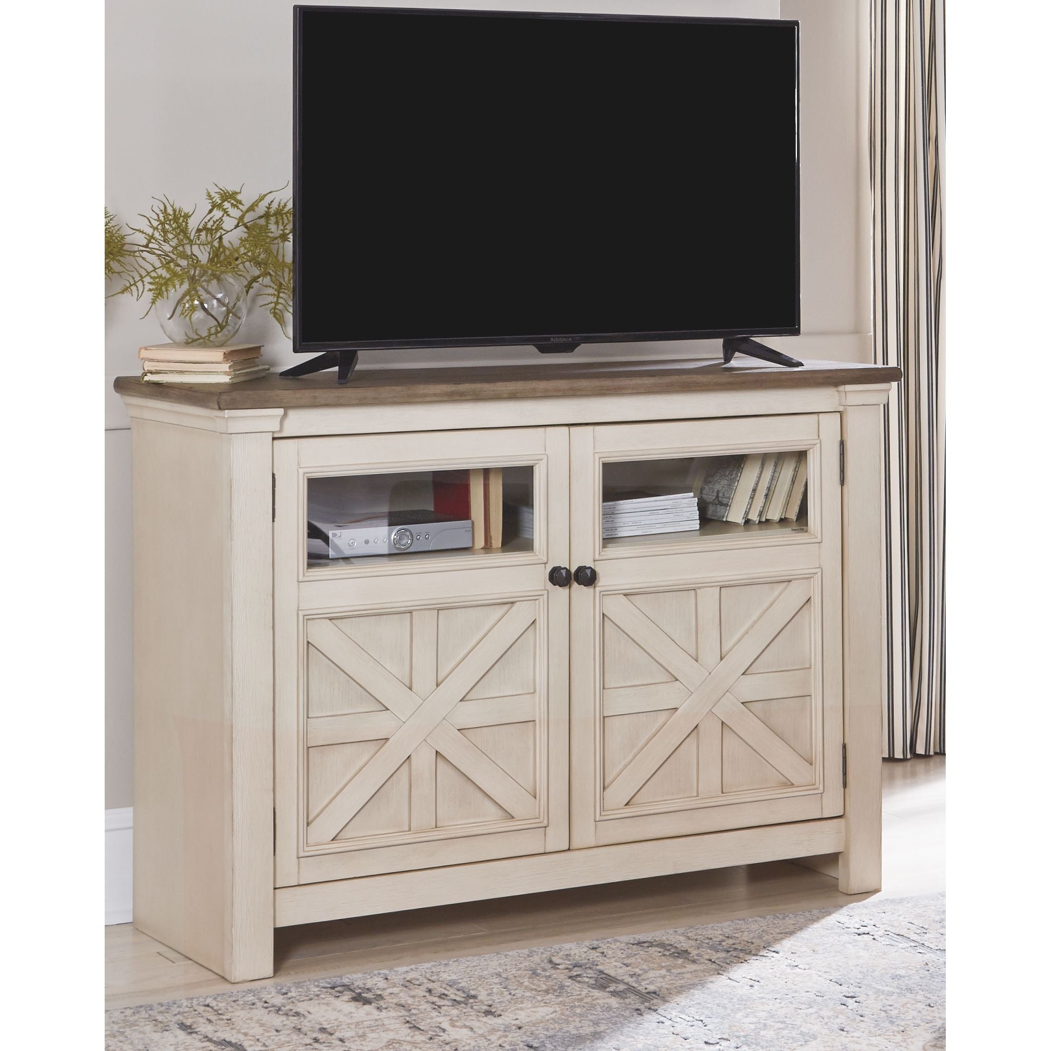 Bolanburg TV Stand - White/Weathered Gray - Image 2