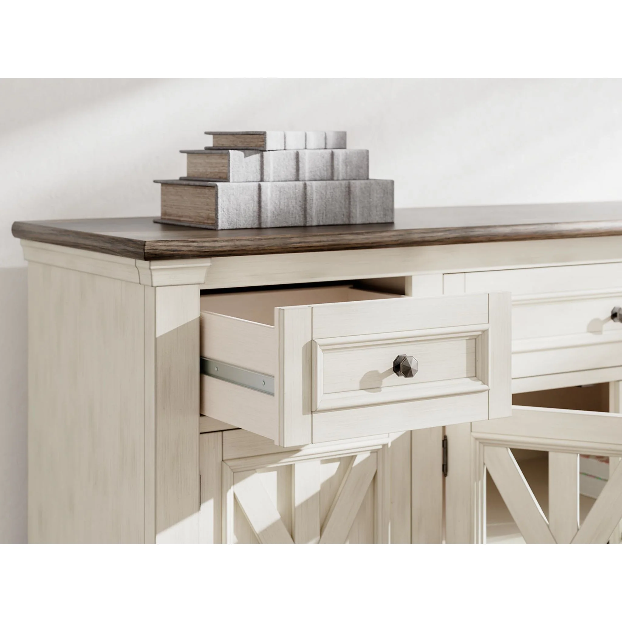 Bolanburg TV Stand - White/Weathered Gray - Image 12