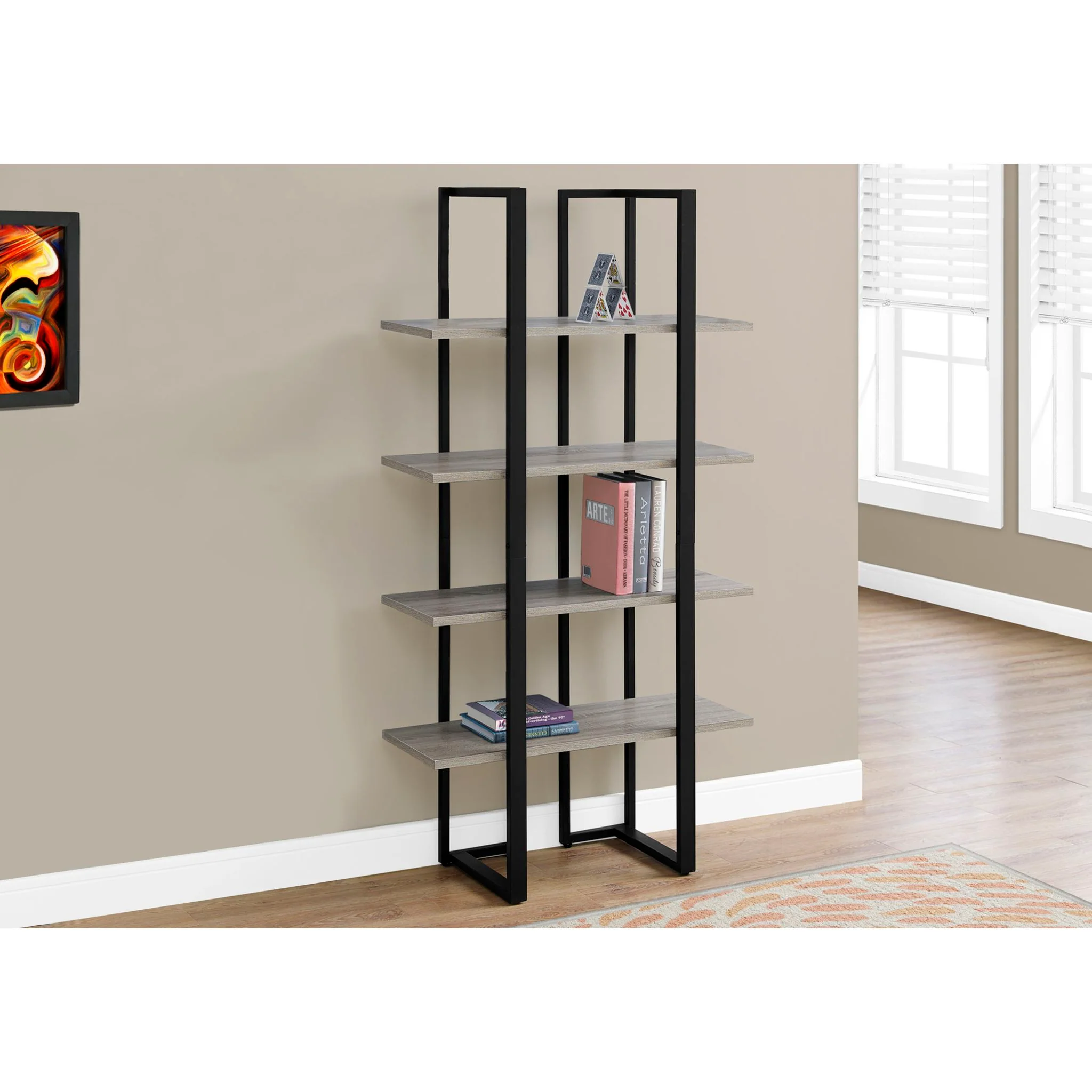 Booker Book Shelf - Dark Taupe - Image 2