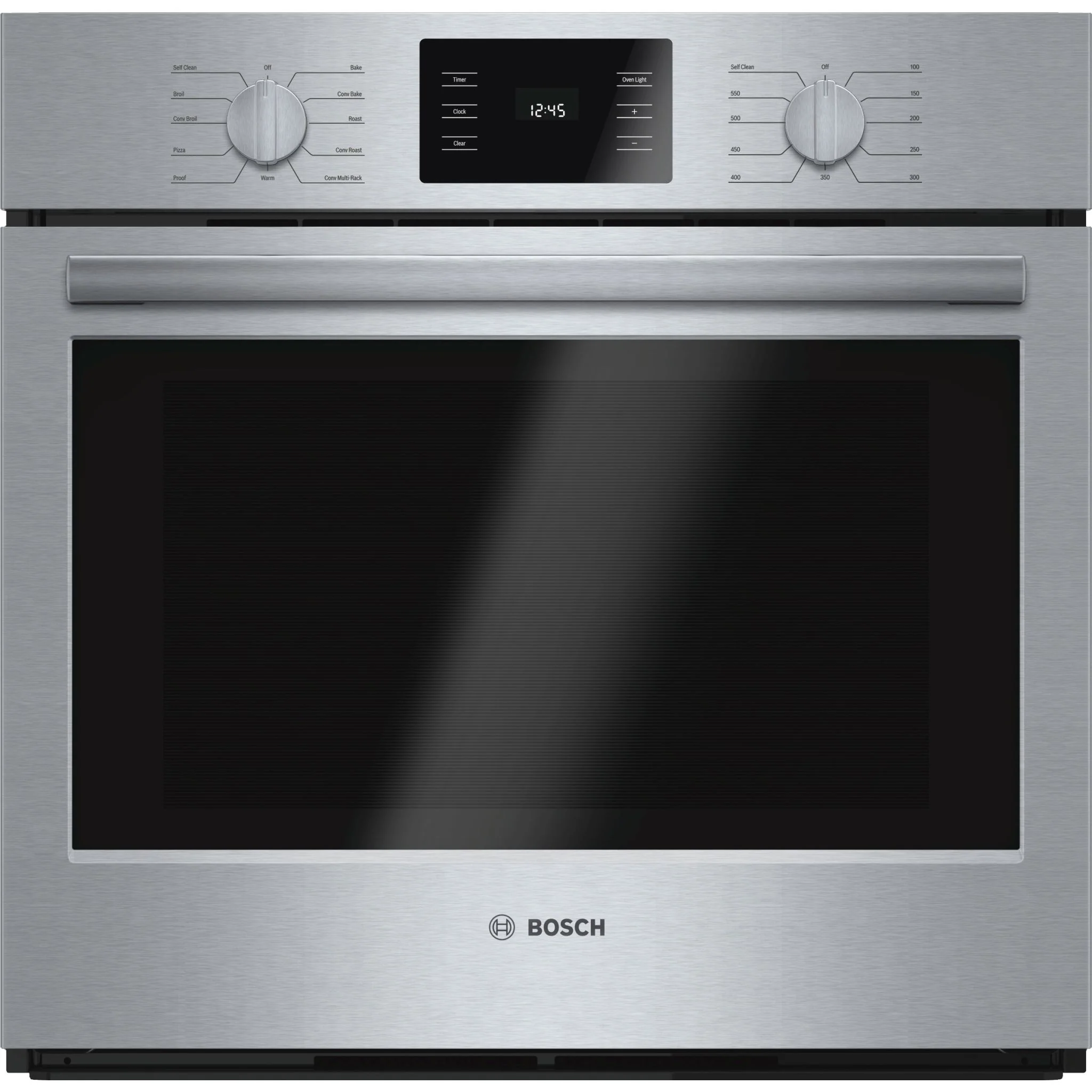 Bosch 500 Series, Single Wall Oven, 30'', Stainless Steel - Stainless Steel (HBL5451UC)