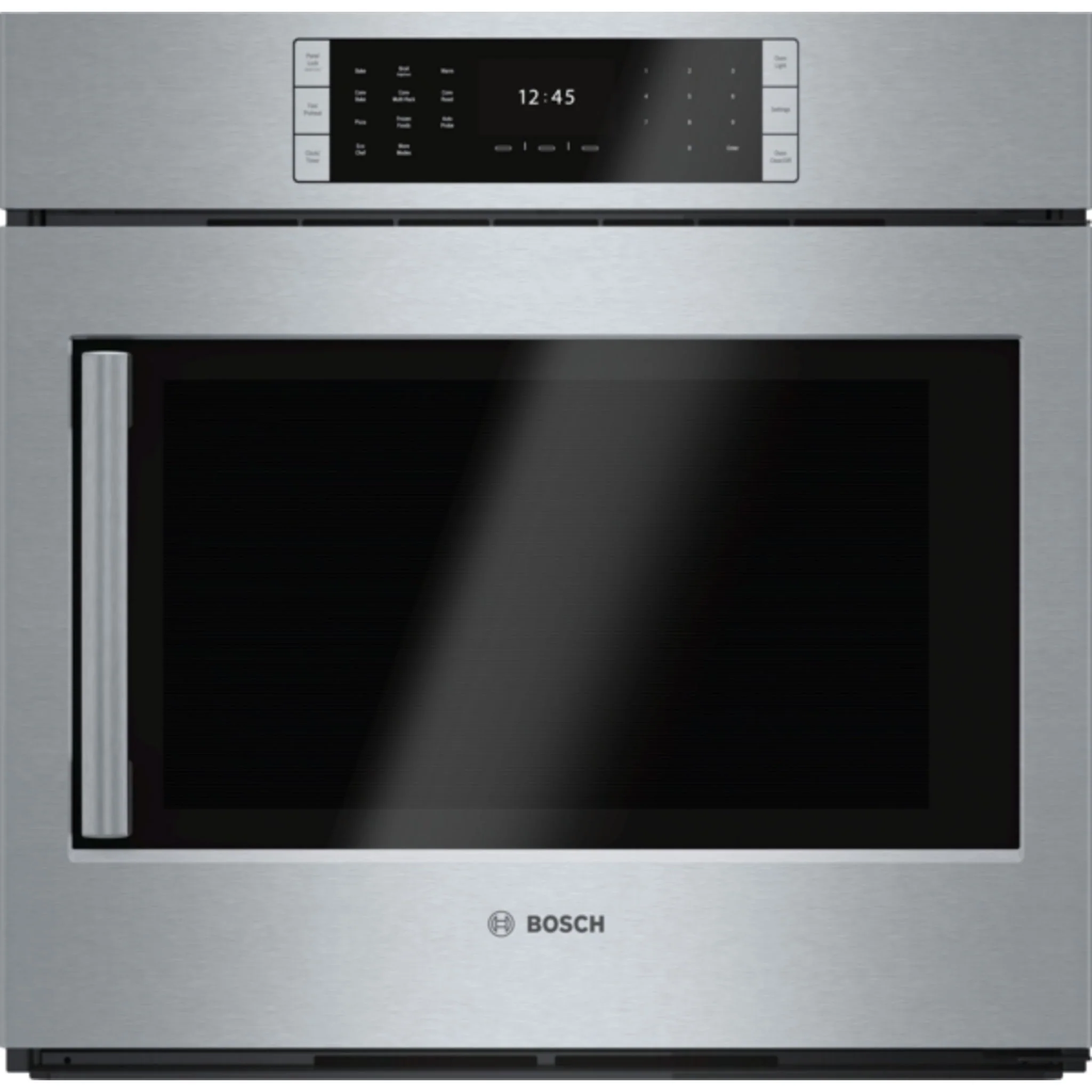 Bosch Benchmark™, Single Wall Oven, 30'', Door hinge: Right -Stainless Steel (HBLP451RUC)