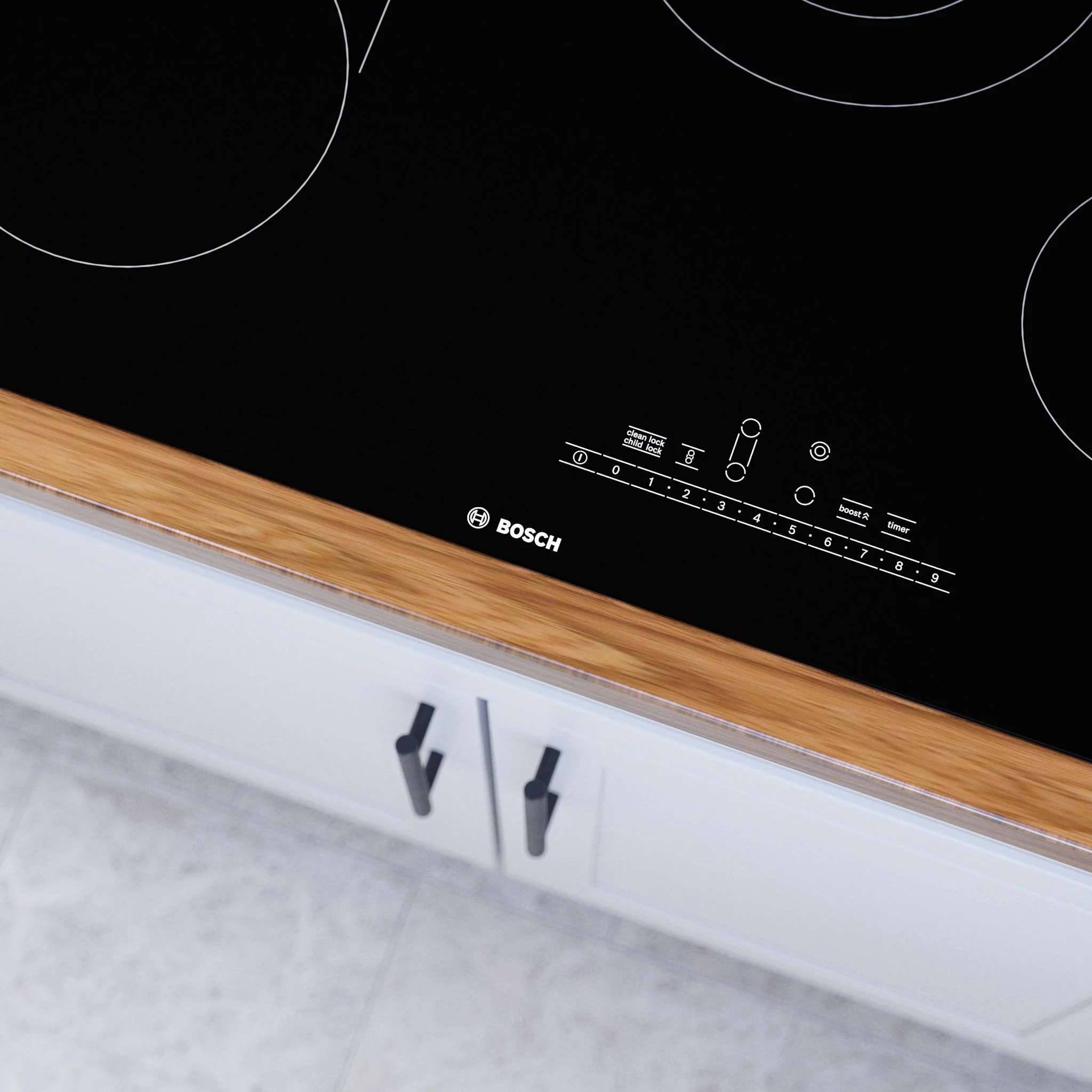Bosch 800 Series, Electric Cooktop, 30" - Black (NET8069UC) - Image 10